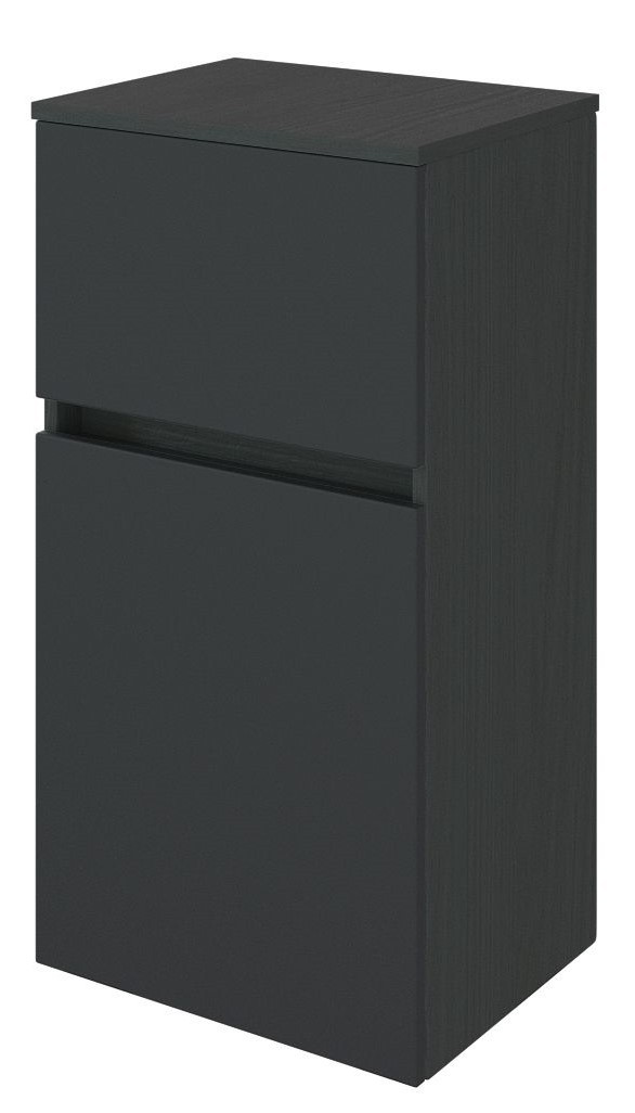 Unterschrank BAABE - matt grau - graphit - 40 cm