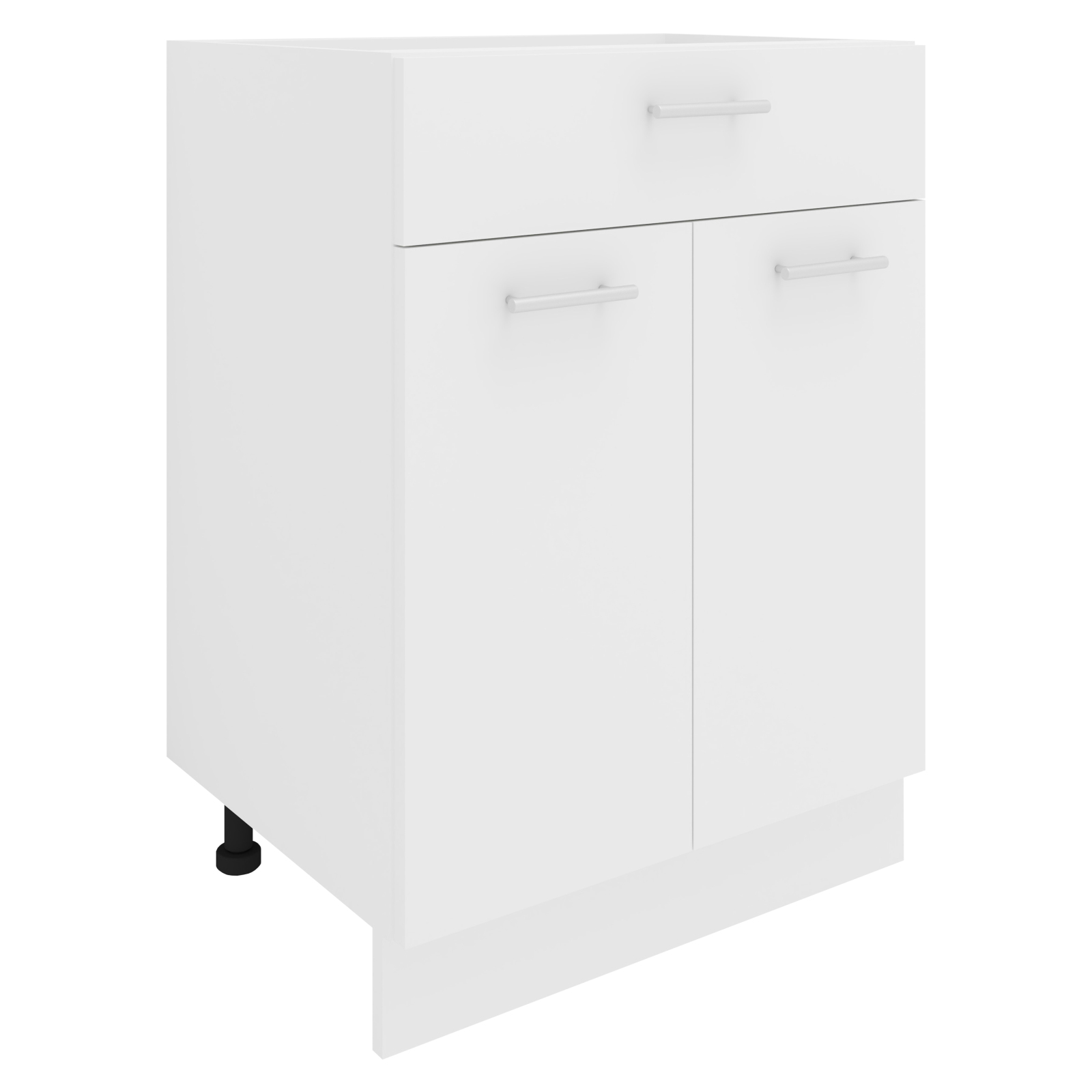 Unterschrank ESILO - weiß - mit Schubkasten - 60 cm