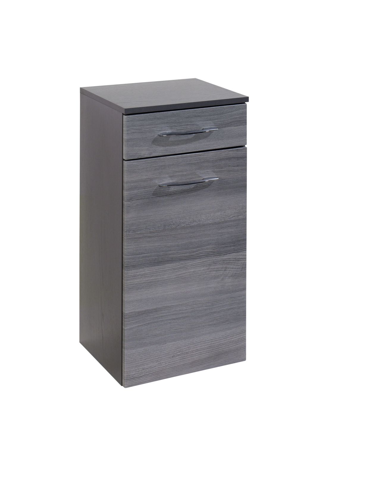 Unterschrank FLORIDA - Eiche rauchsilber- graphitgrau - 40 cm
