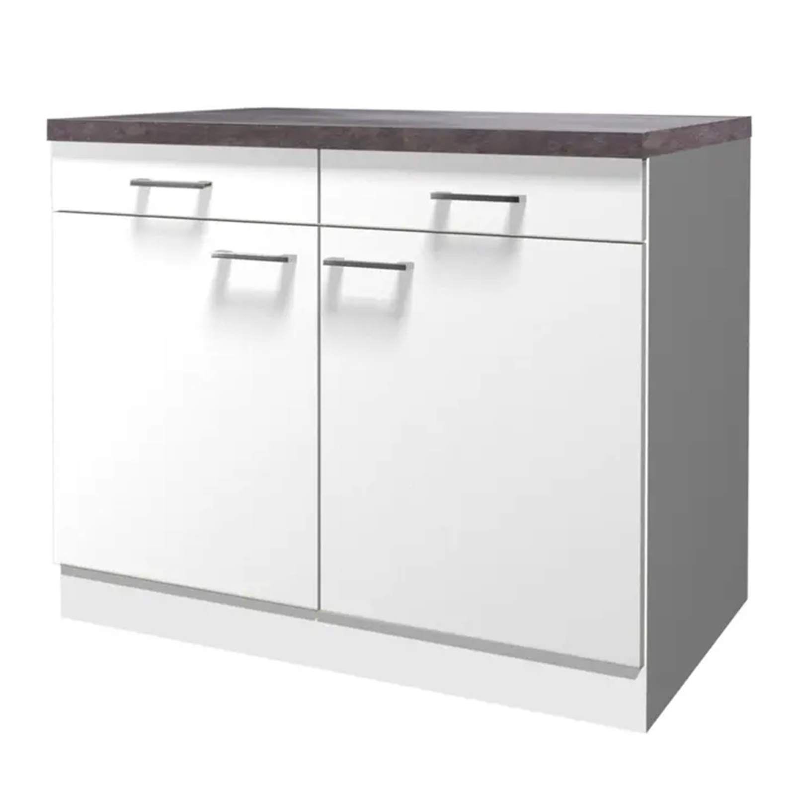 Unterschrank LUCCA - weiß - Caledonia - 100 cm