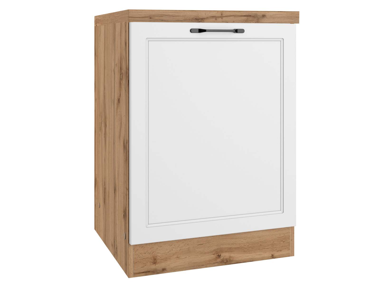 Unterschrank MERAN - weiß - Wotaneiche - 60 cm