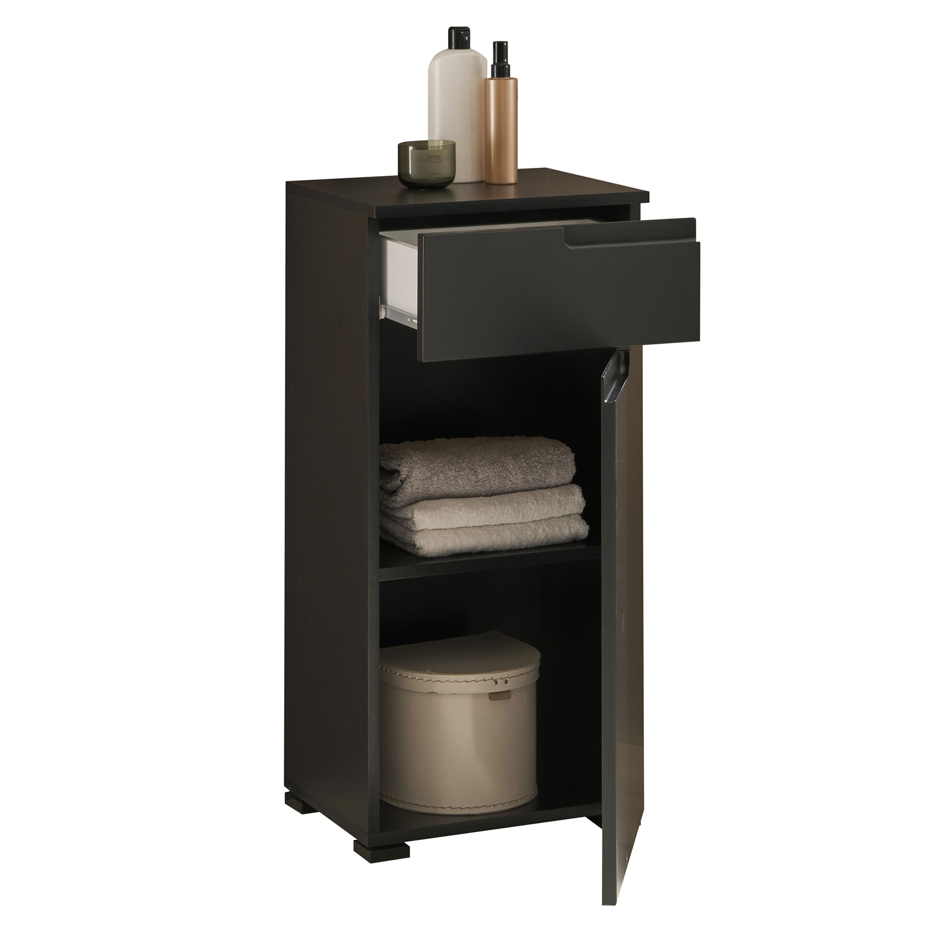 Unterschrank - schwarz matt - 40 cm