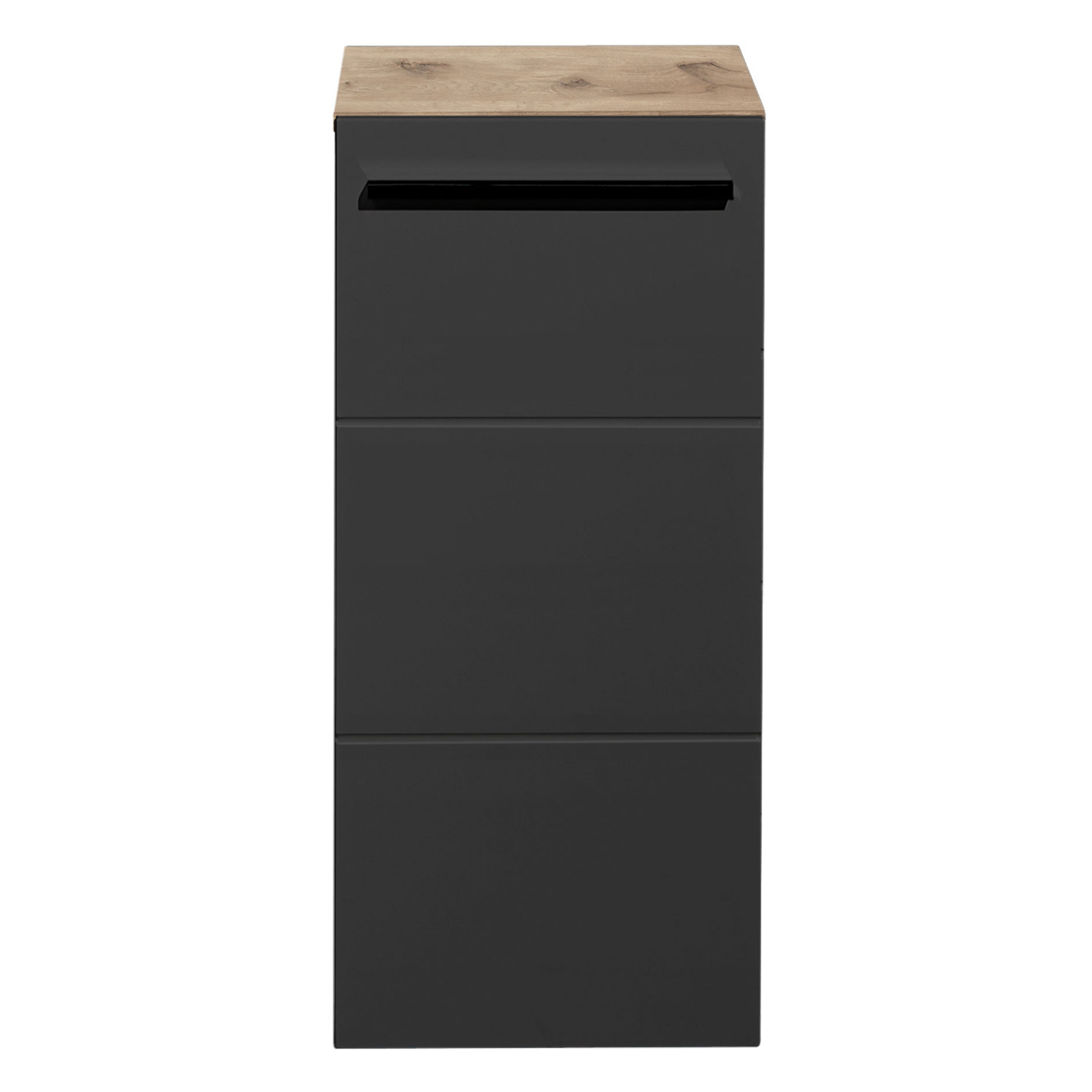 Unterschrank - Viking Oak - schwarz - 72 cm hoch