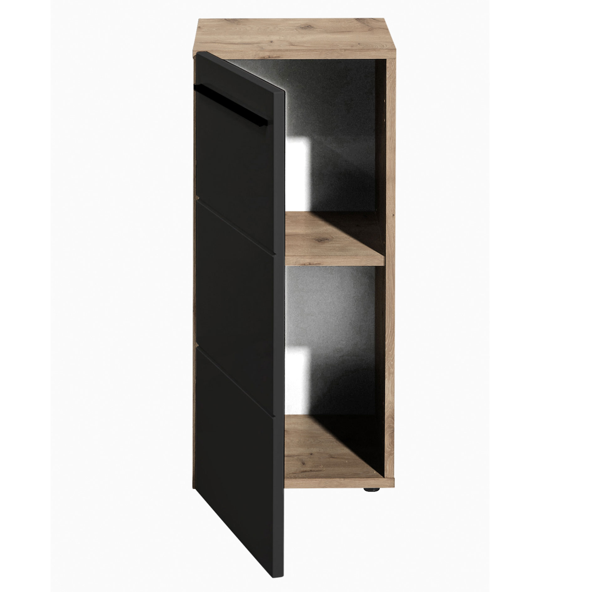 Unterschrank - Viking Oak - schwarz - 72 cm hoch
