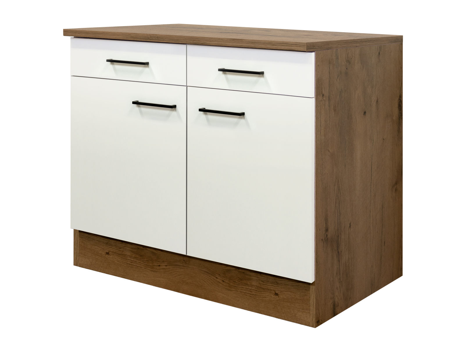 Unterschrank VINTEA - Lancelot Oak - Magnolia matt - 100 cm