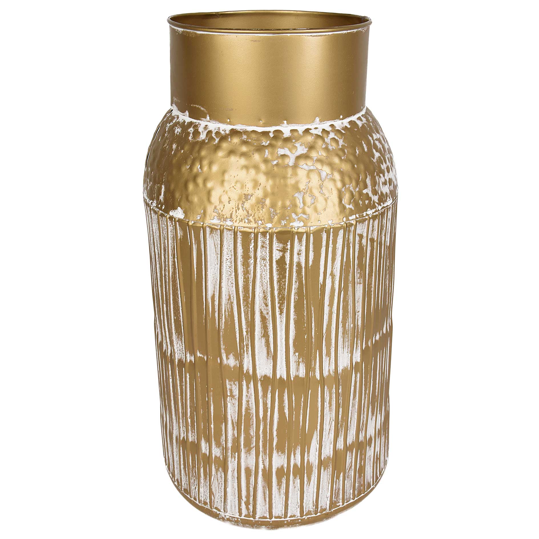 Vase - gold - Metall - 43,5 cm