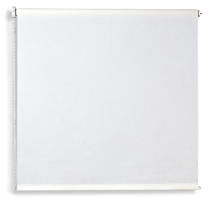 Verdunklungsrollo - weiß - 180x180 cm