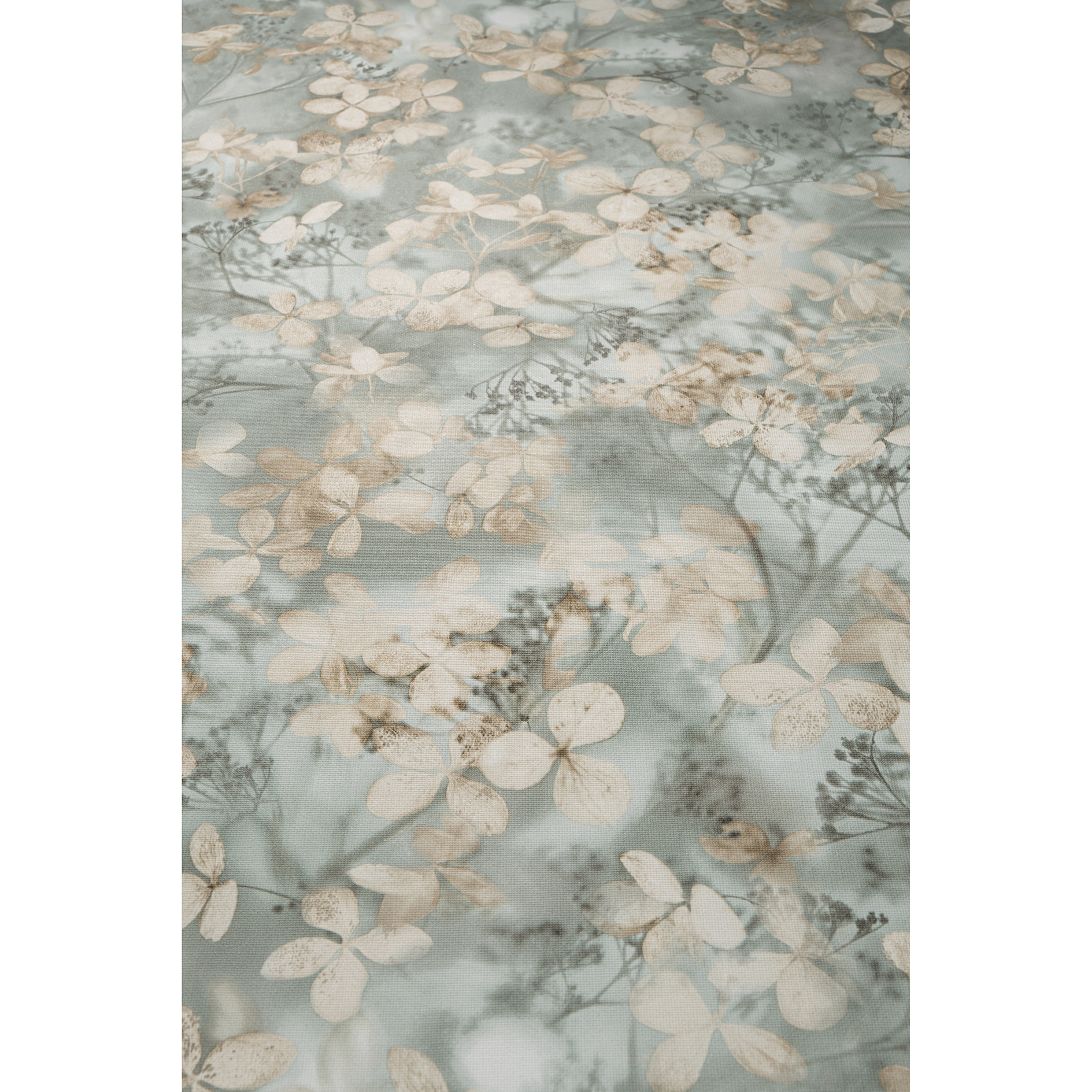 Viestapete - grün-beige - Blumen - 10 Meter