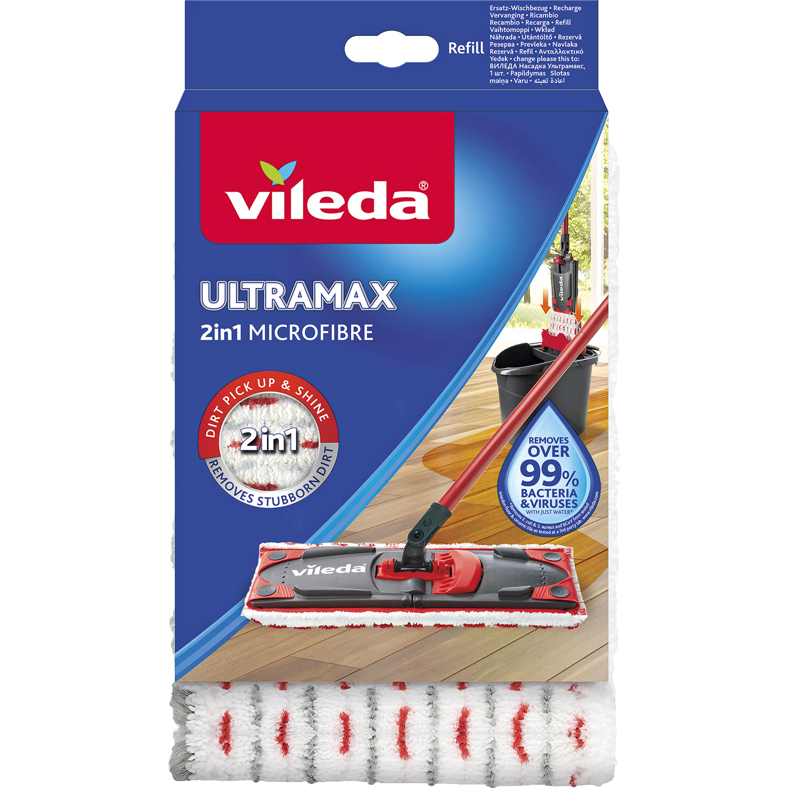 VILEDA 2in1 Microfaser-Ersatzbezug ULTRAMAX
