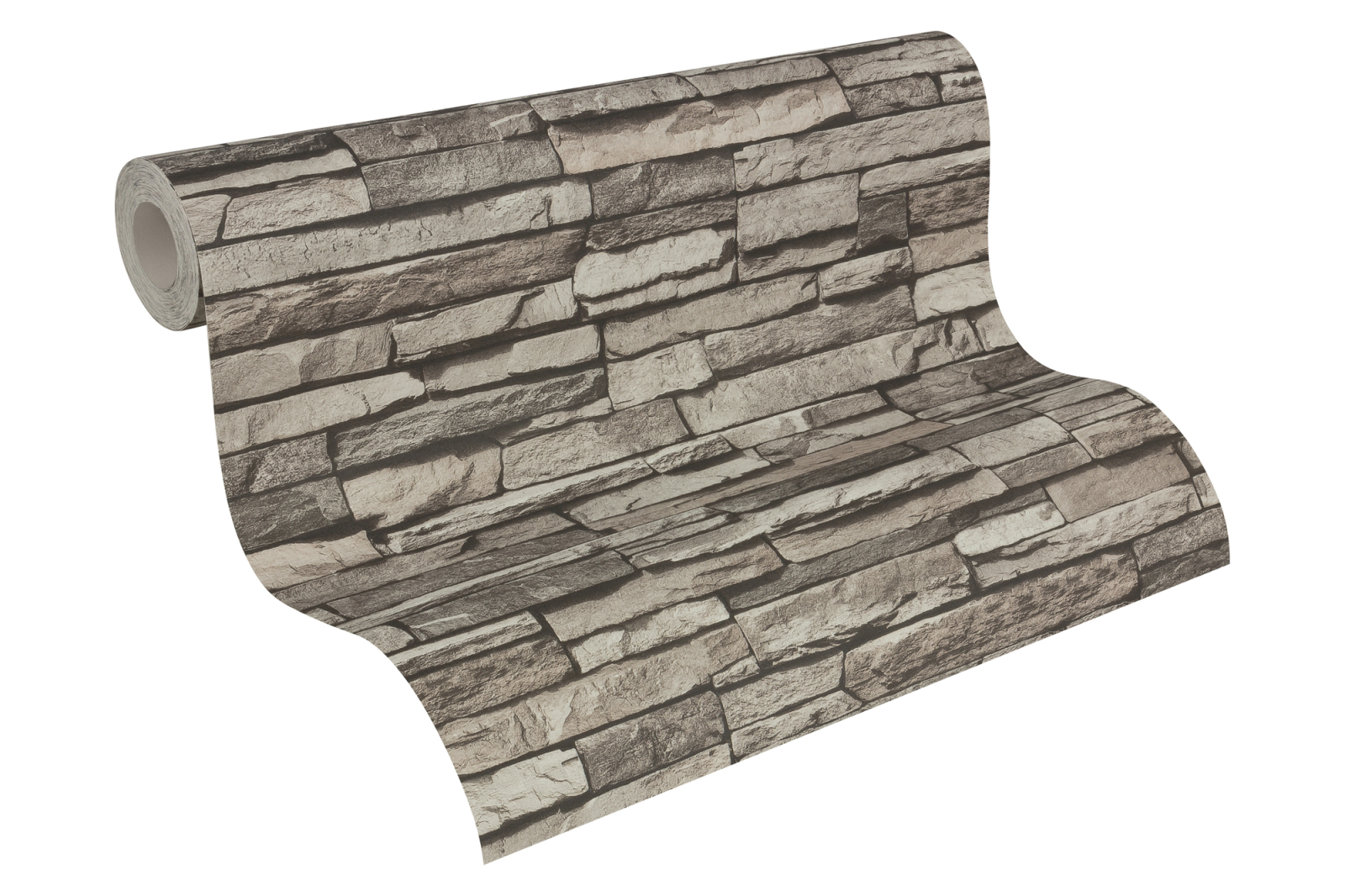 Vinyltapete BEST OF WOOD`N STONE - Steinwand - 10 Meter