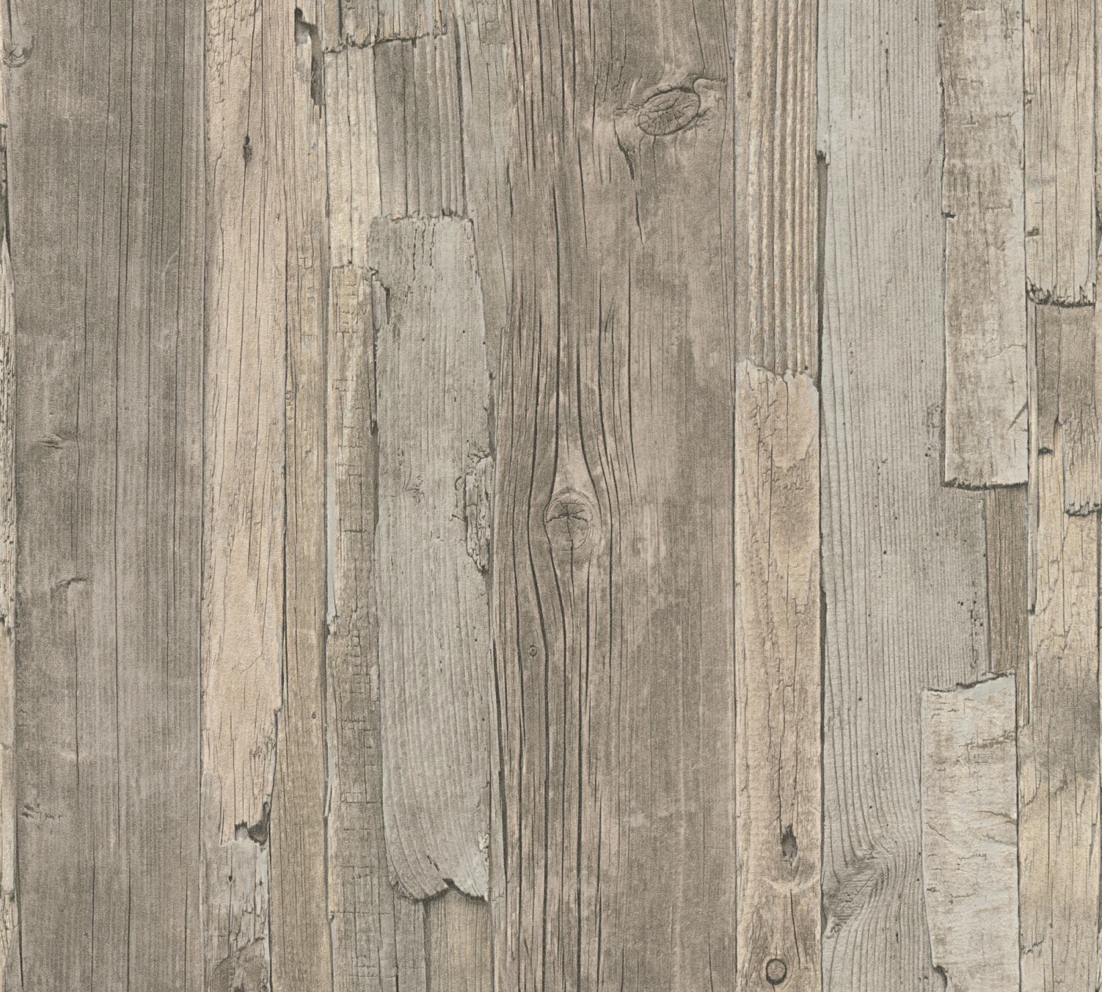 Vinyltapete BEST OF WOOD ́N STONE - Holz - beige-braun - 10 Meter