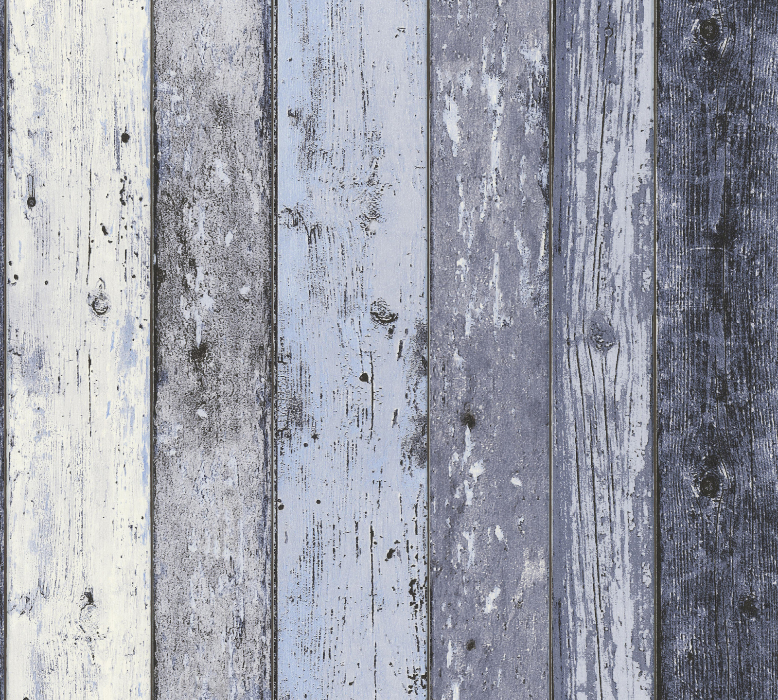 Vinyltapete BEST OF WOOD ́N STONE - Holz - blau - 10 Meter