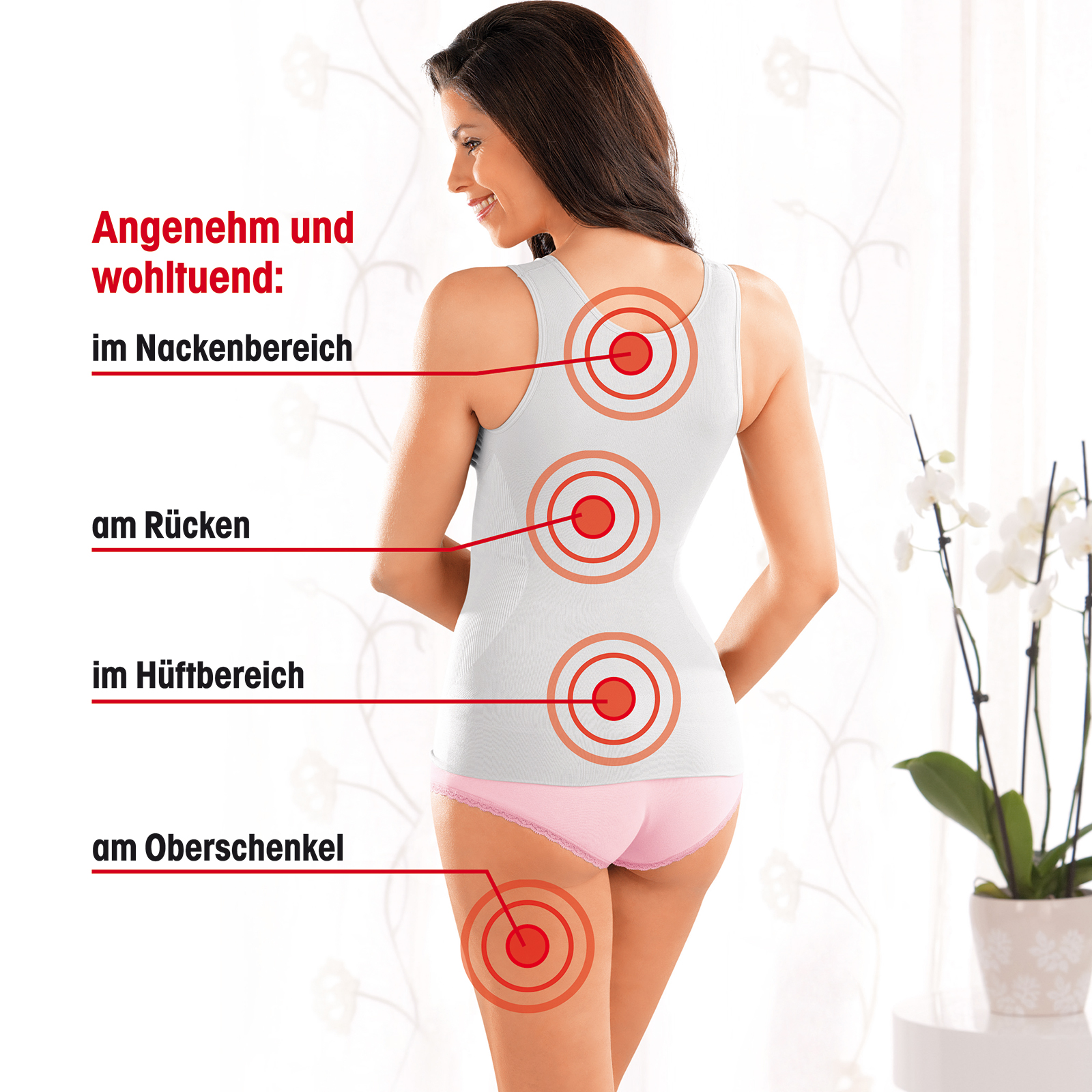 VITALMAXX Massagesitzauflage - schwarz - mit Fernbedienung