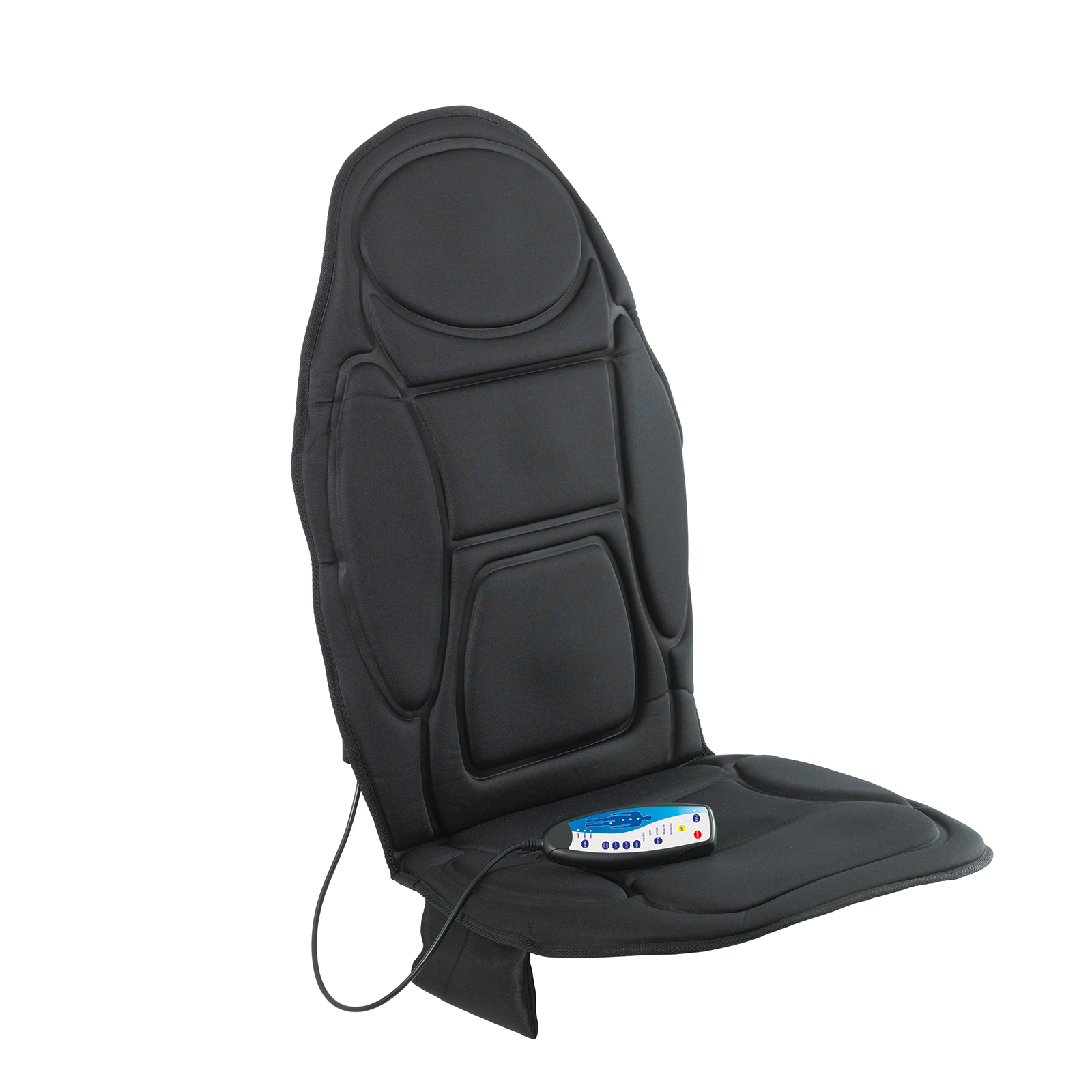 VITALMAXX Massagesitzauflage - schwarz - mit Fernbedienung