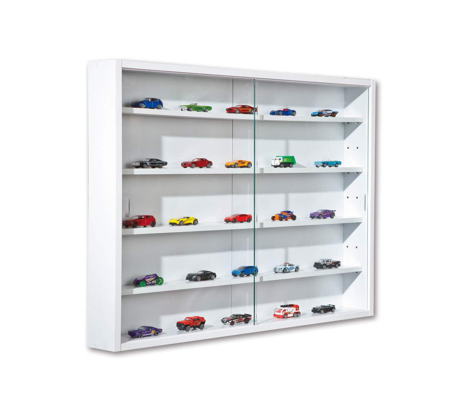 Vitrine COMPILATI - weiß - 80 cm