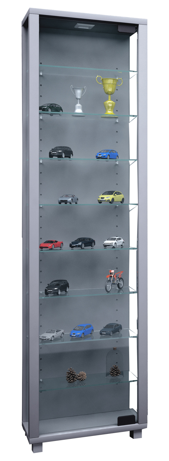 Vitrine EDANA MAXI - silber - 33 cm