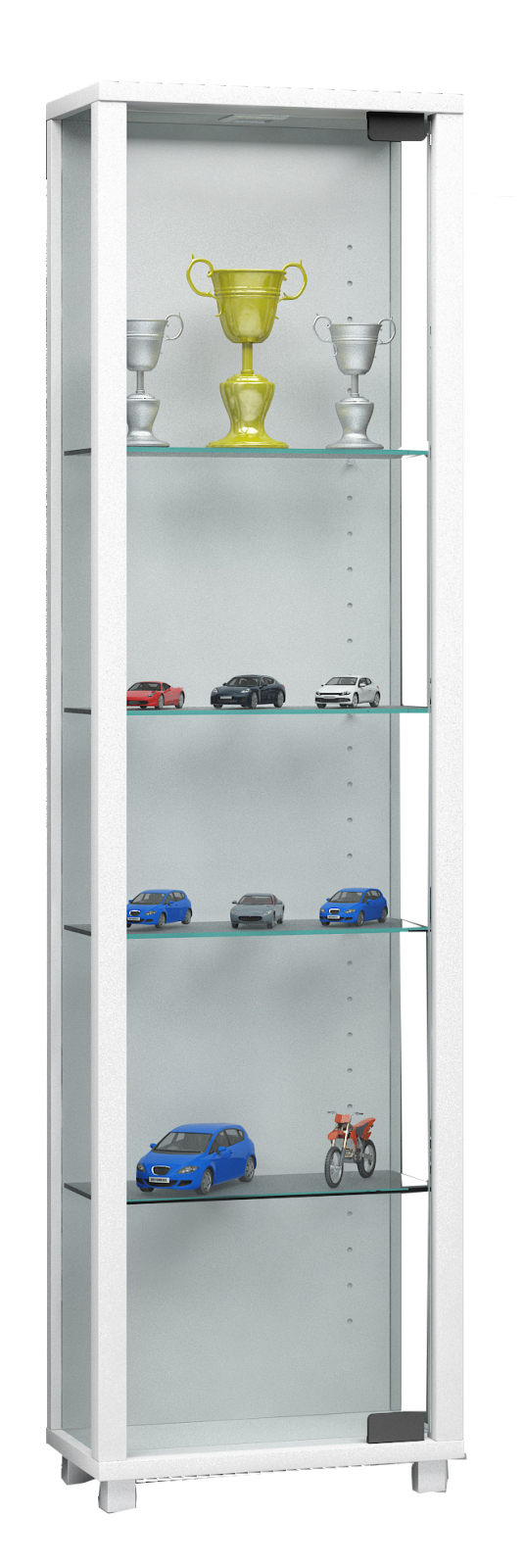 Vitrine EDANA MINI - weiß - 33 cm