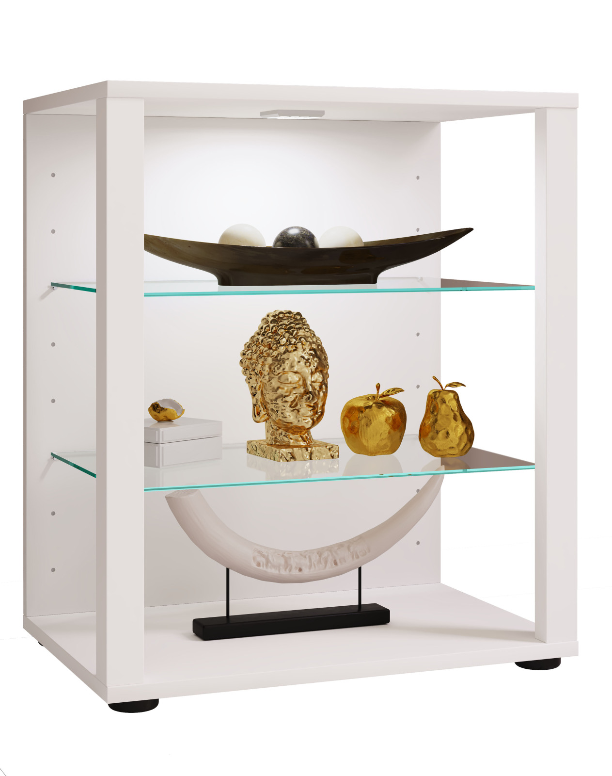 Vitrine GLASOL S - weiß - 52x60 cm