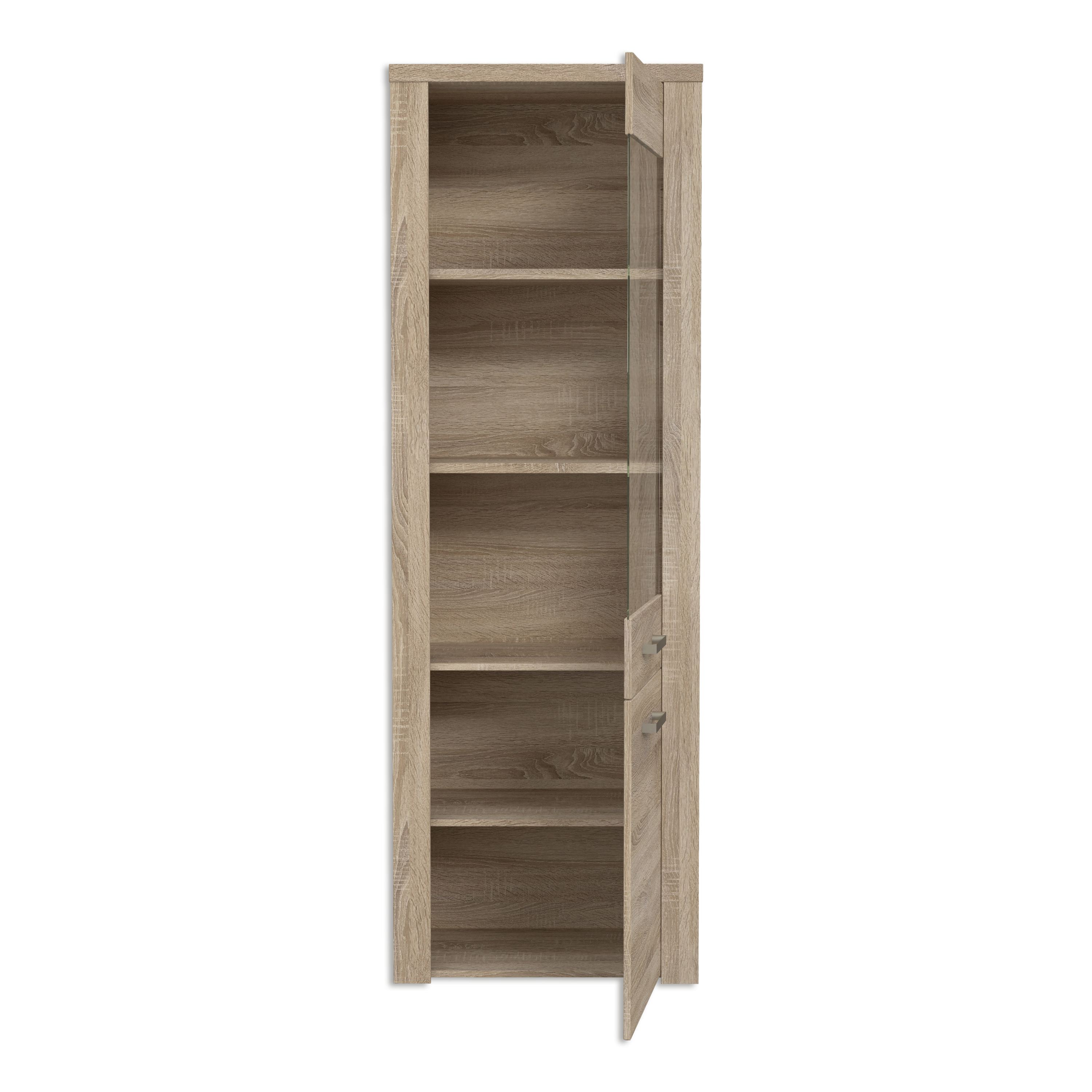 Vitrine - Sonoma Eiche - 198 cm hoch