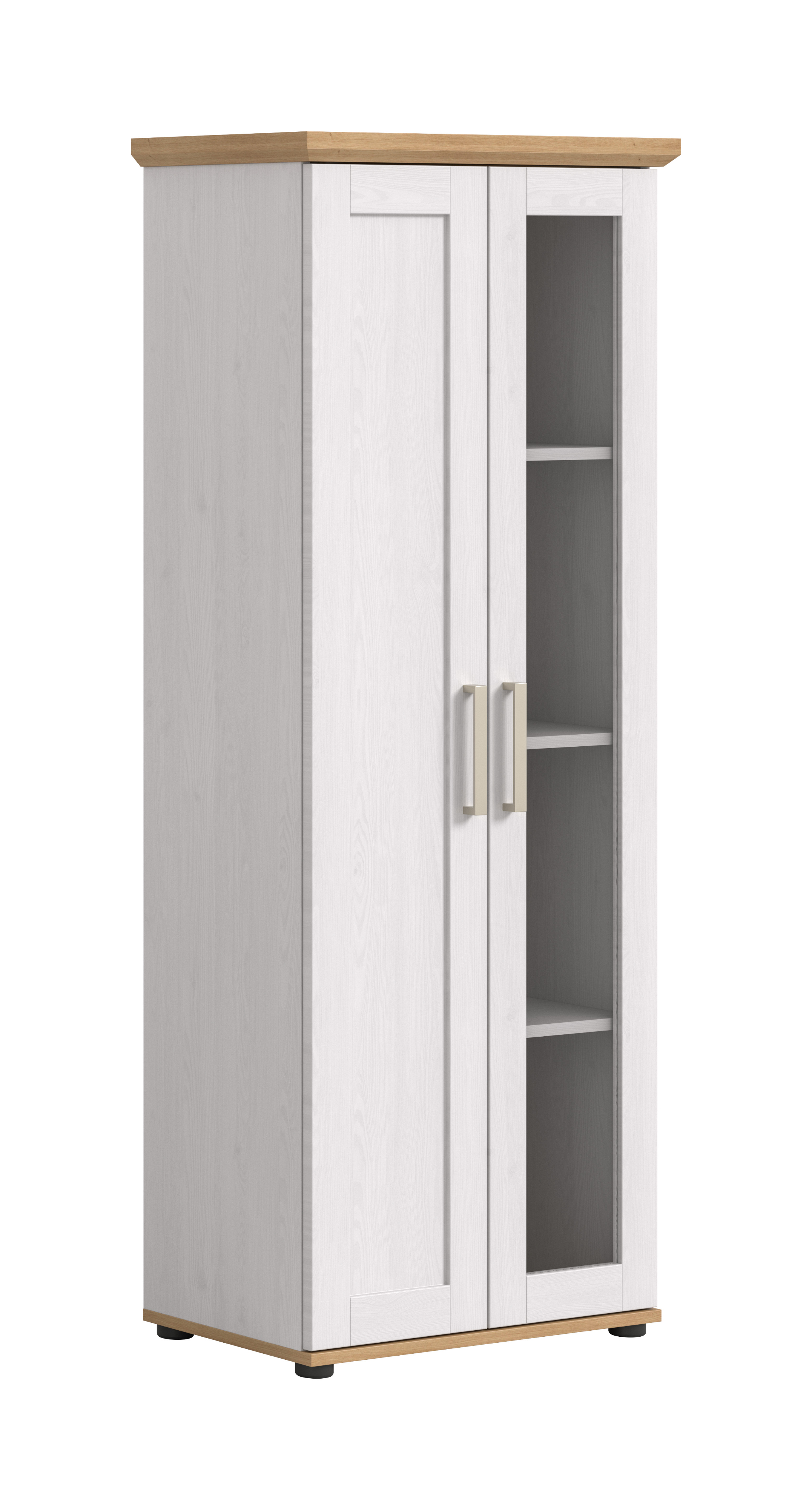 Vitrine VERONA - Sibiu Lärche - Artisan Eiche - 161 cm