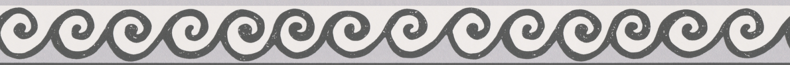 Vlies-Borte ONLY BORDERS 10 - schwarz-weiß - 5 cm
