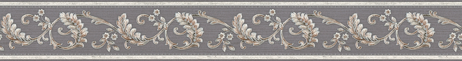 Vlies-Borte ONLY BORDERS 10 - silber - 8 cm