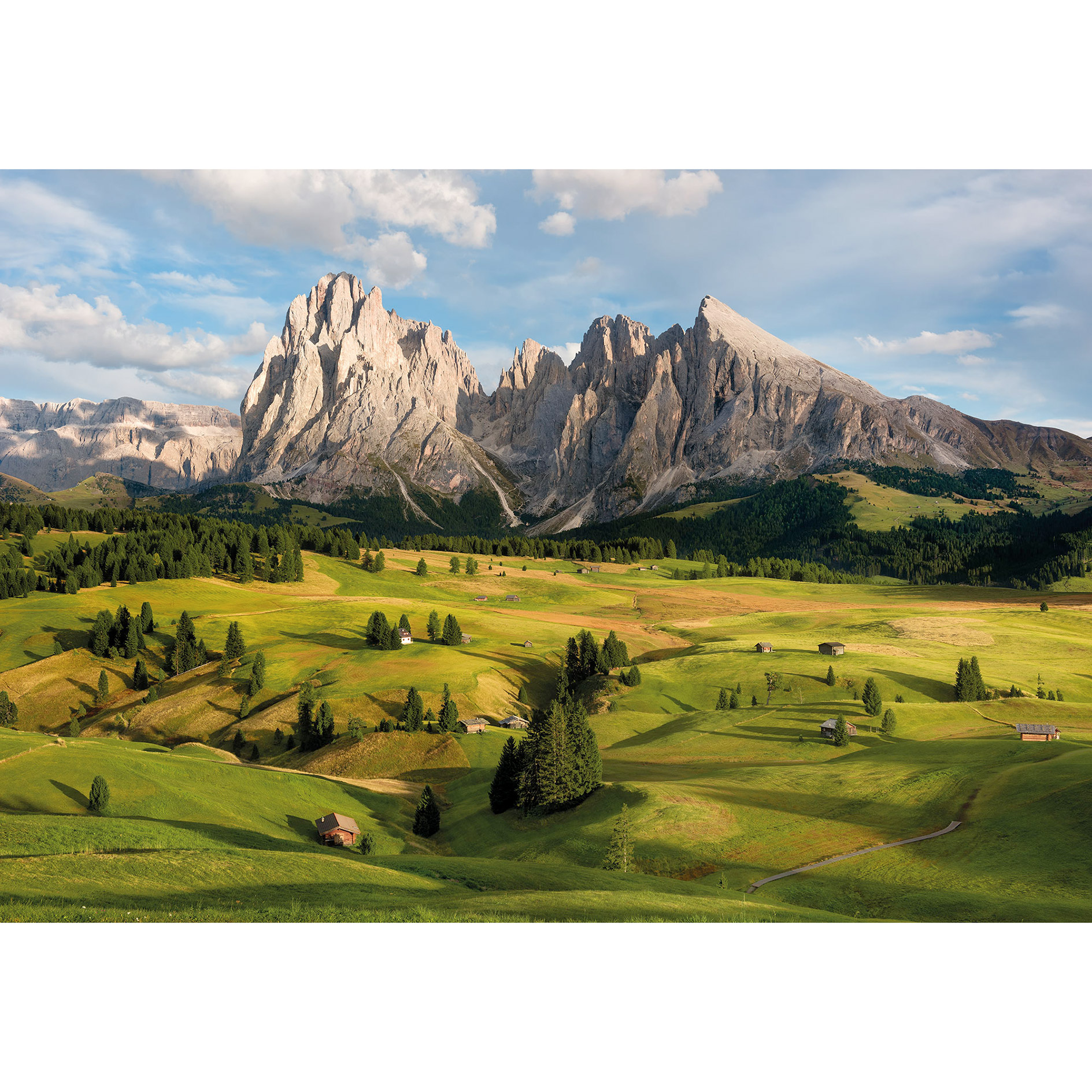 Vlies-Fototapete ALPEN - bunt - 400x260 cm