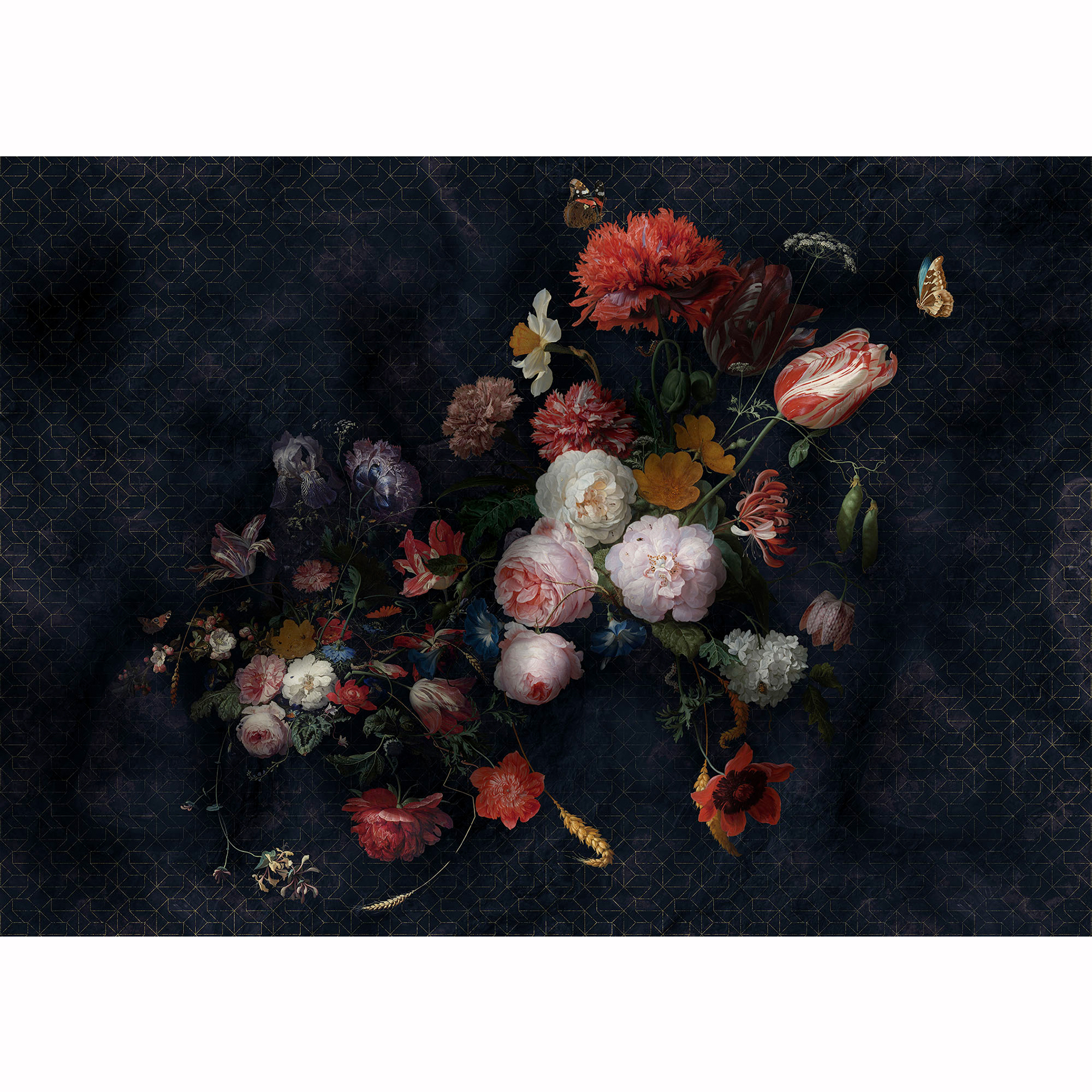 Vlies-Fototapete AMSTERDAM FLOWER - 350x250 cm