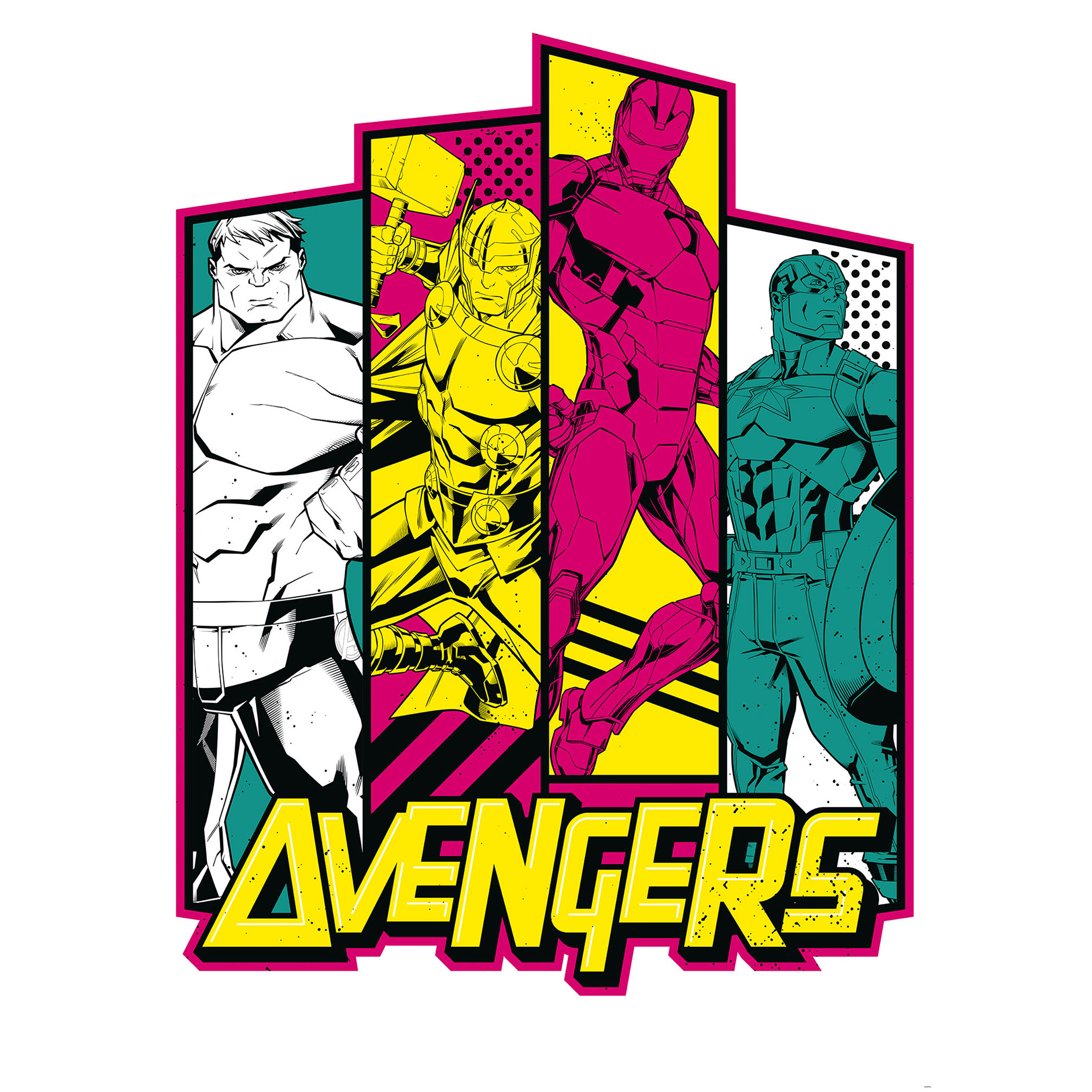 Vlies-Fototapete AVENGERS FLASH - bunt - 200x280 cm
