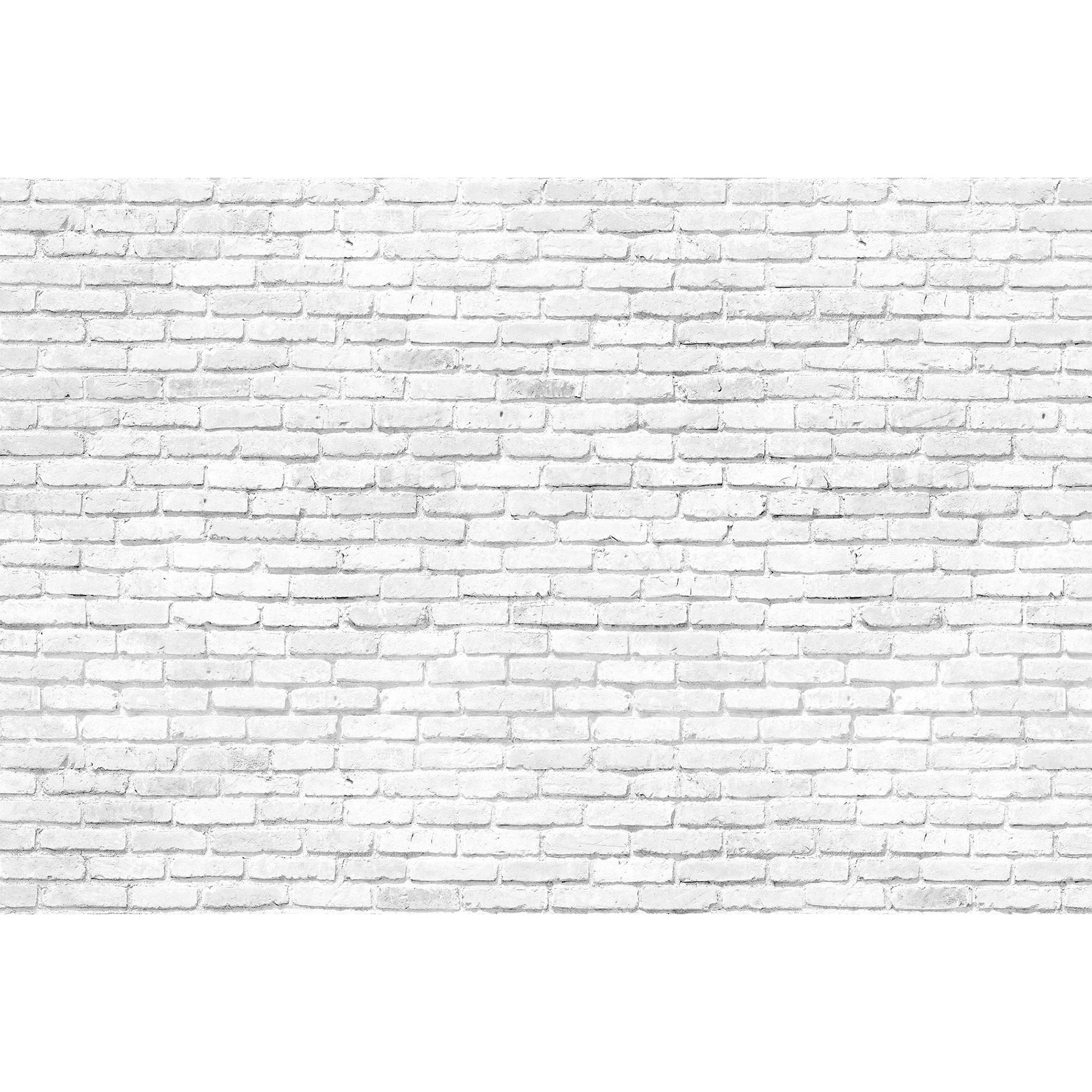 Vlies-Fototapete BRICK WALL - schwarz-weiß - 368x248 cm