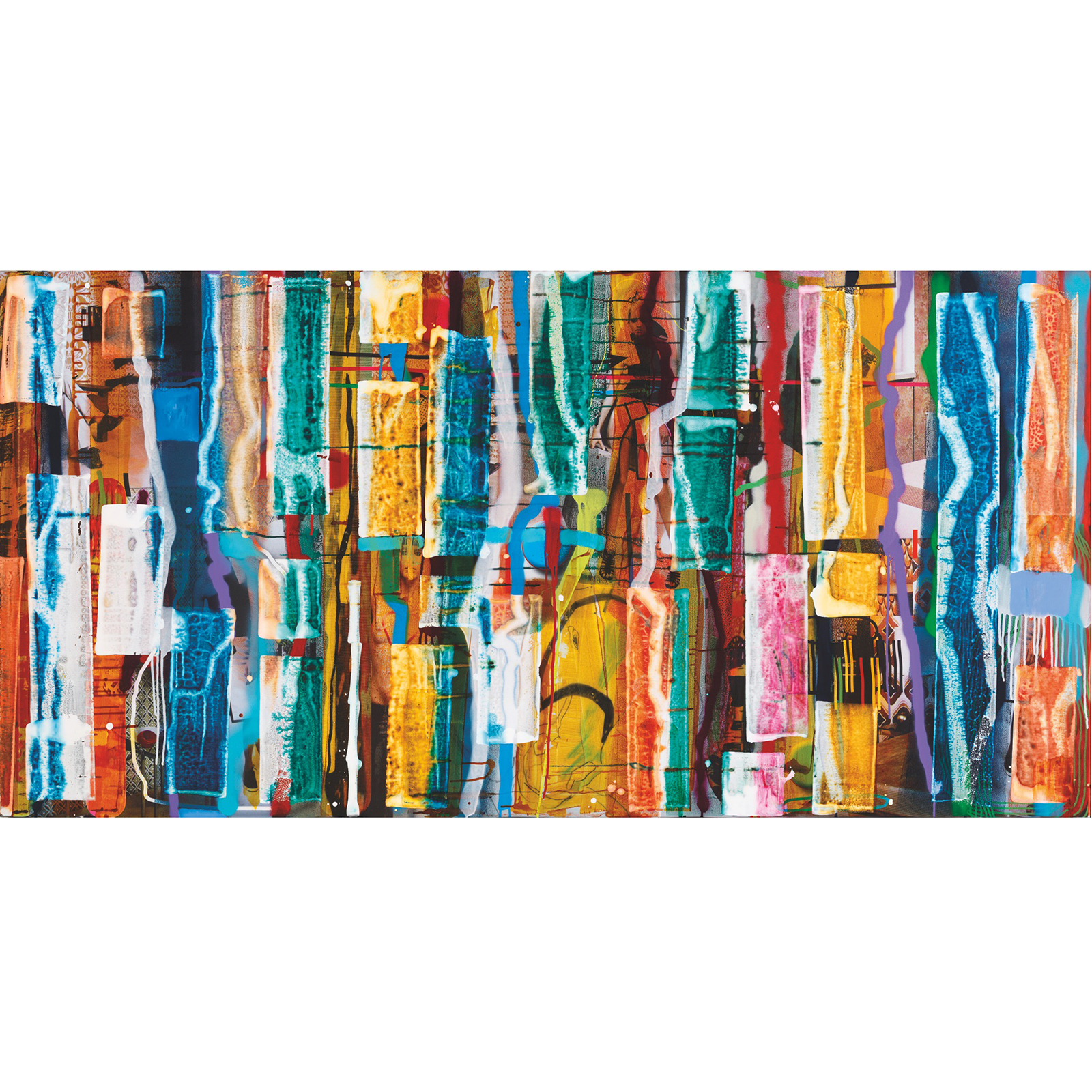 Vlies-Fototapete CLEARWATER XXI - bunt - 500x250 cm