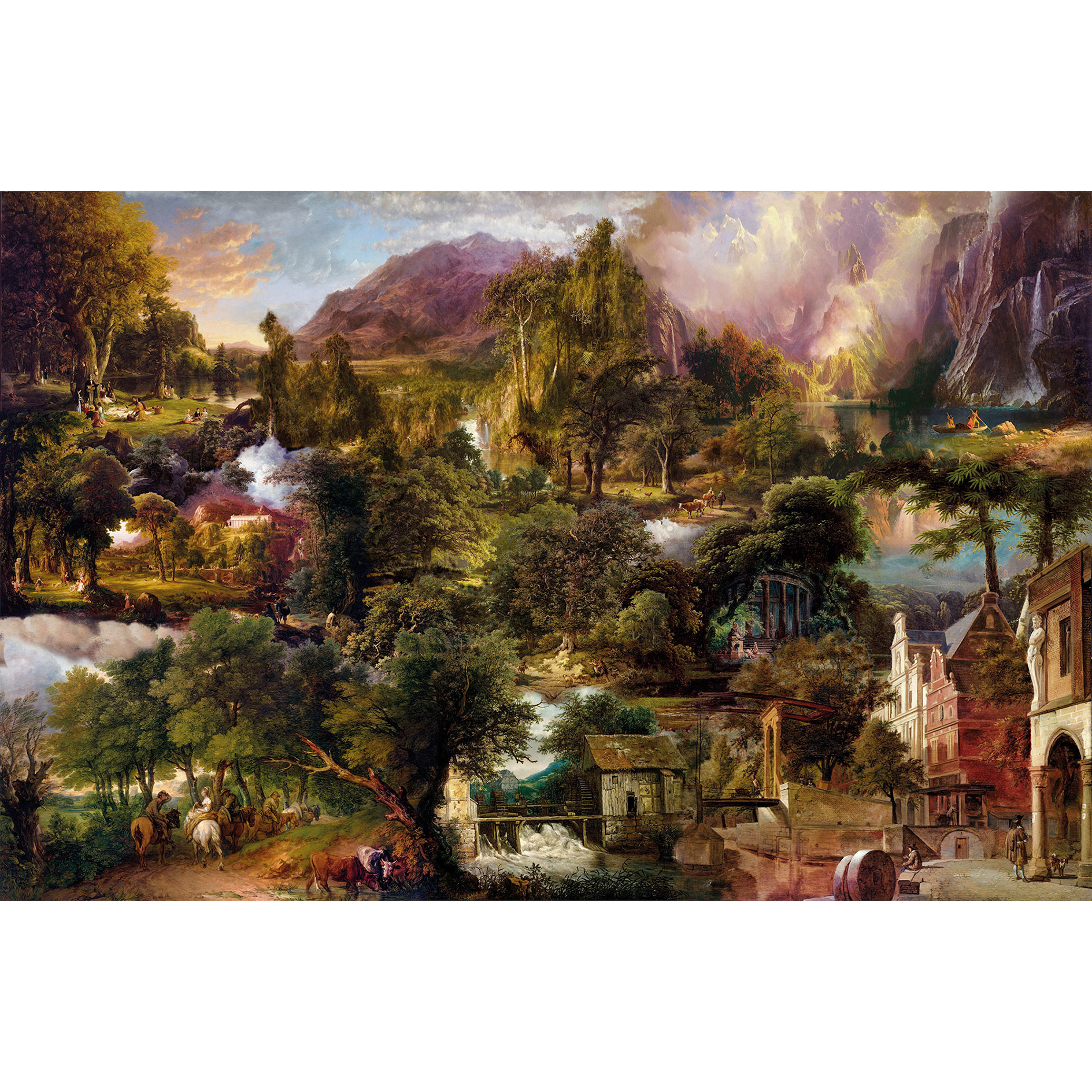 Vlies-Fototapete HERITAGE - bunt - 400x260 cm