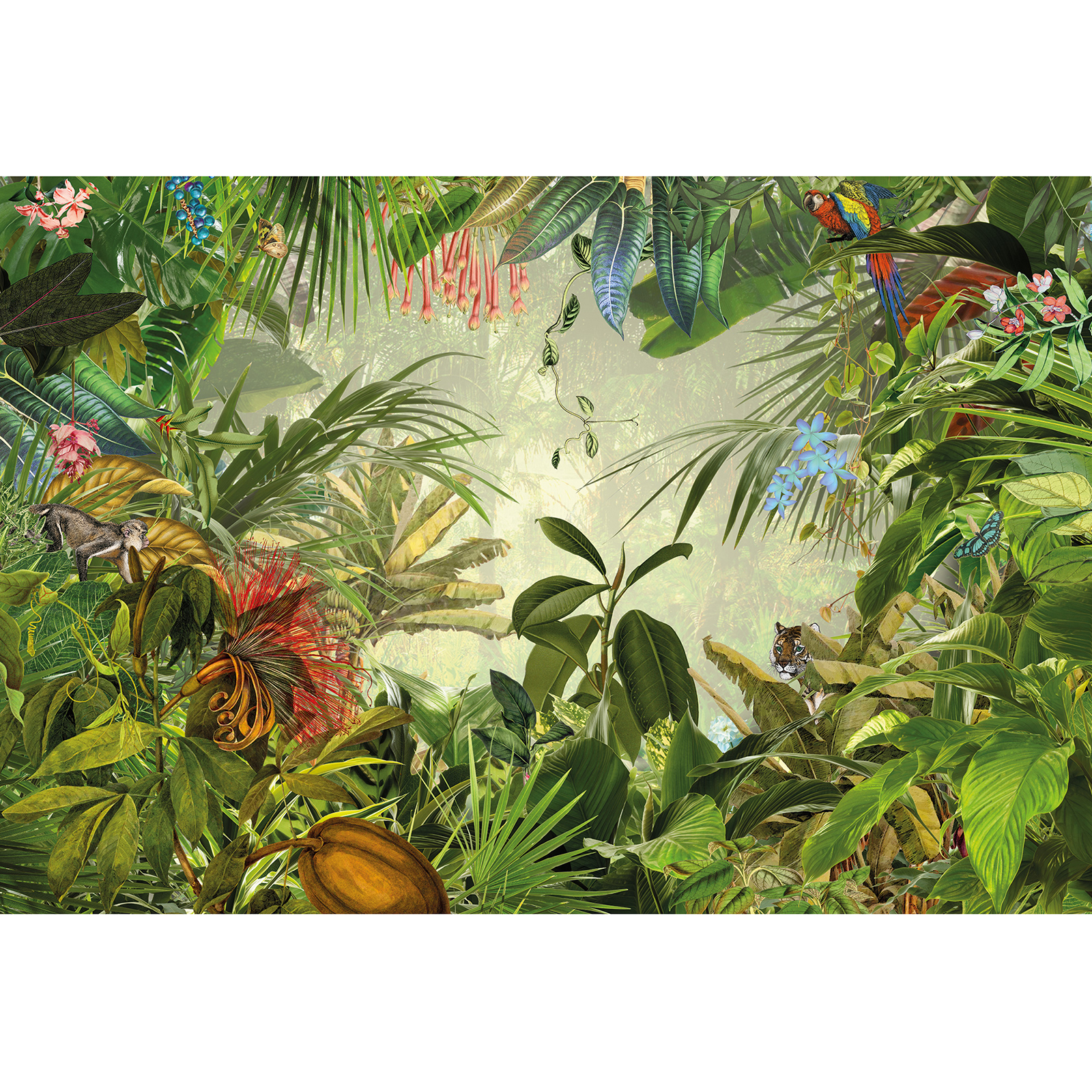 Vlies-Fototapete INTO THE WILD - bunt - 368x248 cm