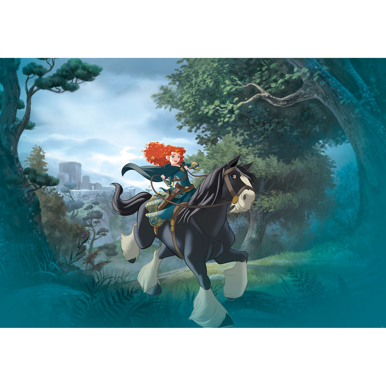 Vlies-Fototapete MERIDA RIDING - 400x280 cm