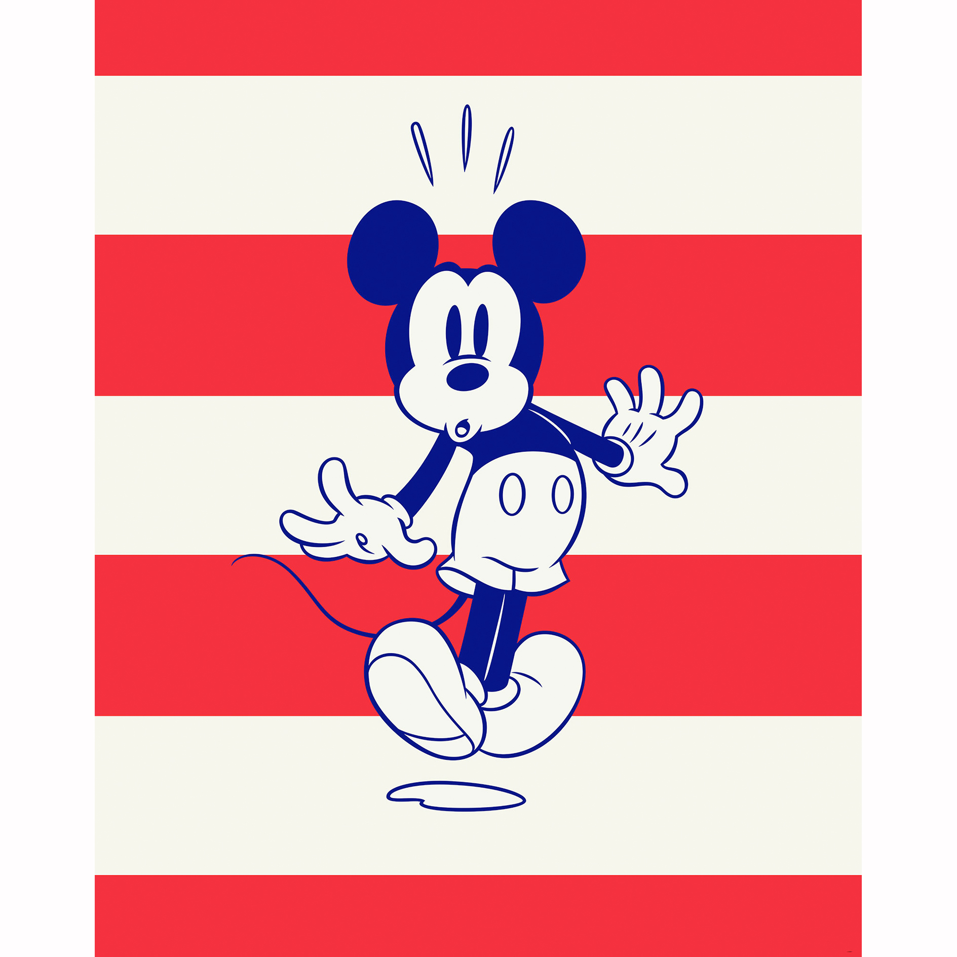 Vlies-Fototapete MICKEY VIBRANT - 200x270 cm