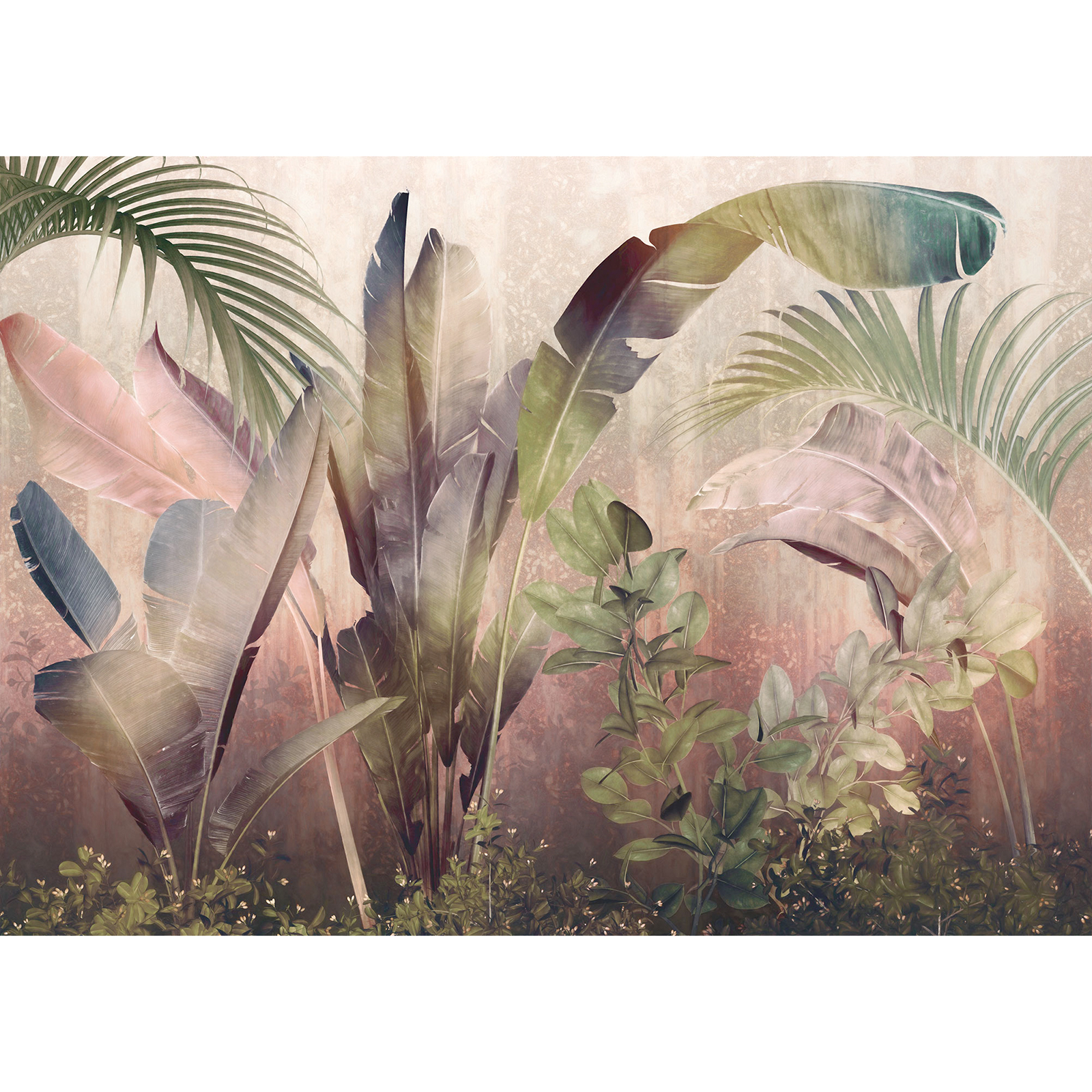 Vlies-Fototapete RAINFOREST MIST - bunt - 350x250 cm