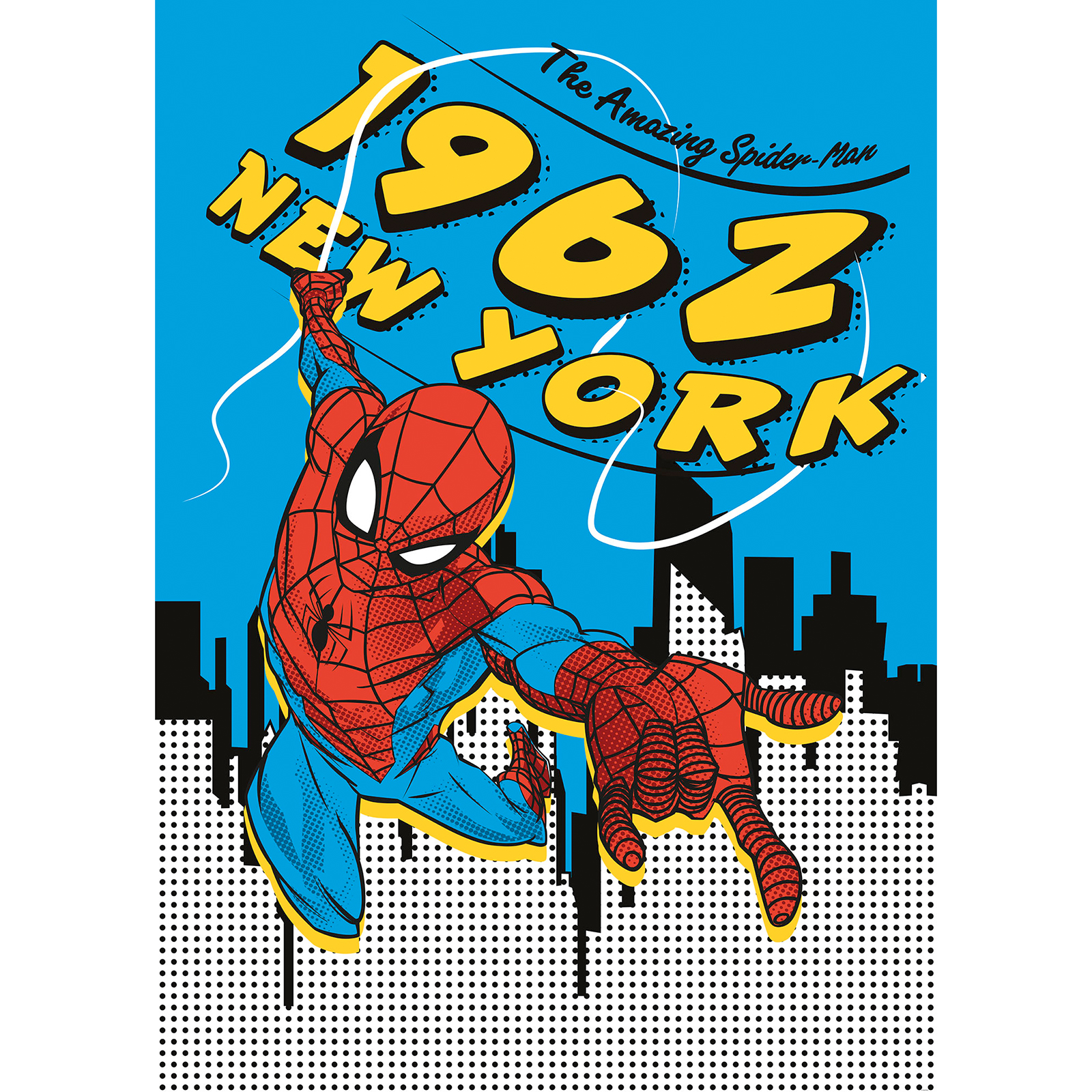 Vlies-Fototapete SPIDER-MAN - bunt - 200x280 cm