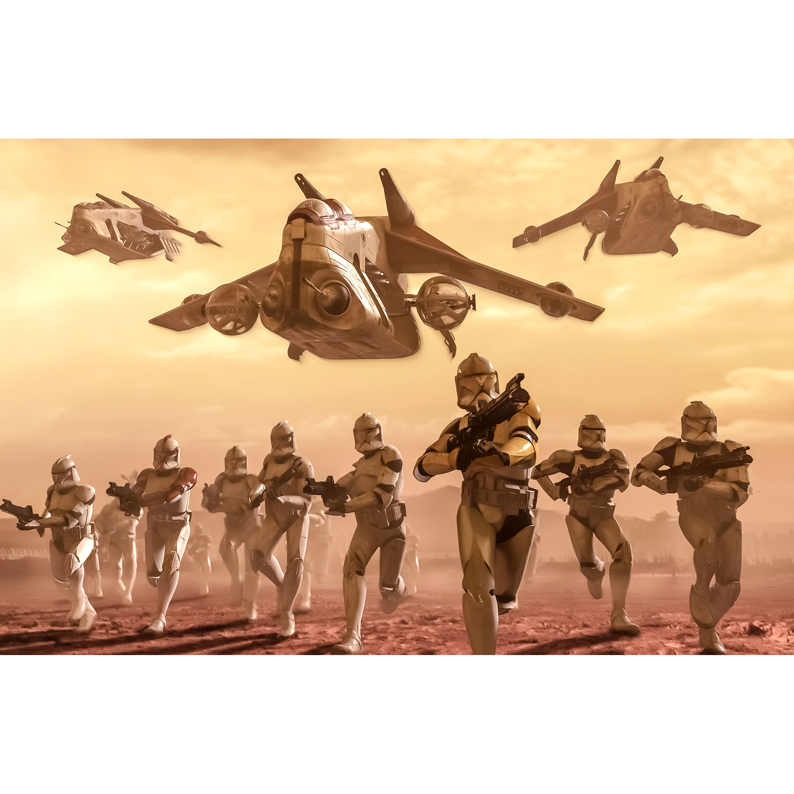 Vlies-Fototapete STAR WARS CLONE TROOPER - 400x260 cm