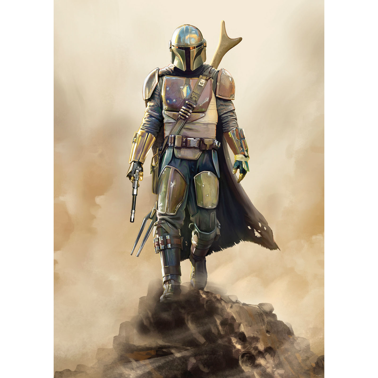 Vlies-Fototapete STAR WARS MANDALORIAN HUNTER - 200x280 cm