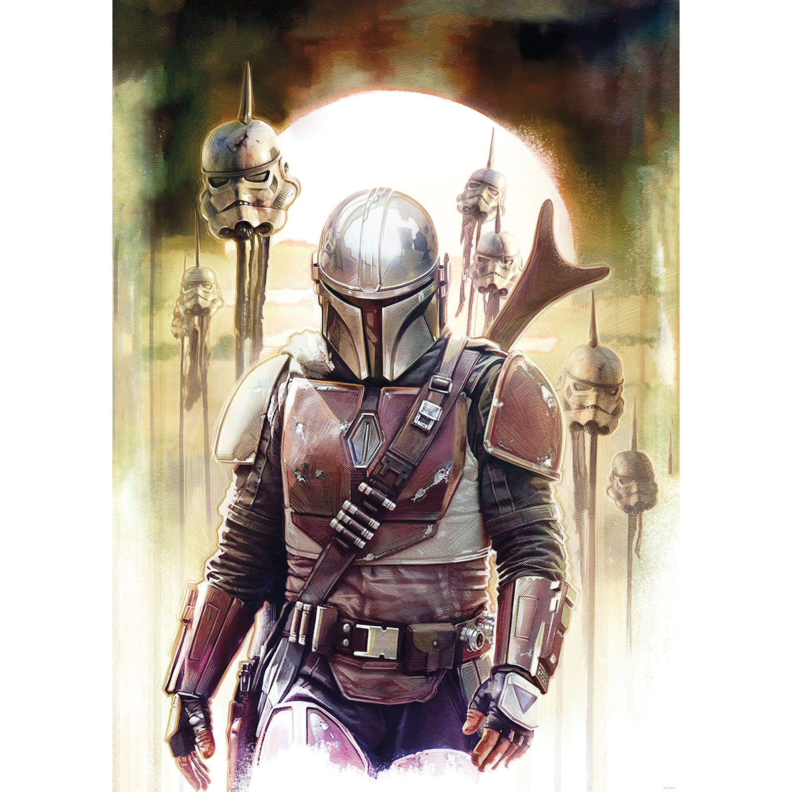 Vlies-Fototapete STAR WARS MANDALORIAN IMPALER - 200x280 cm