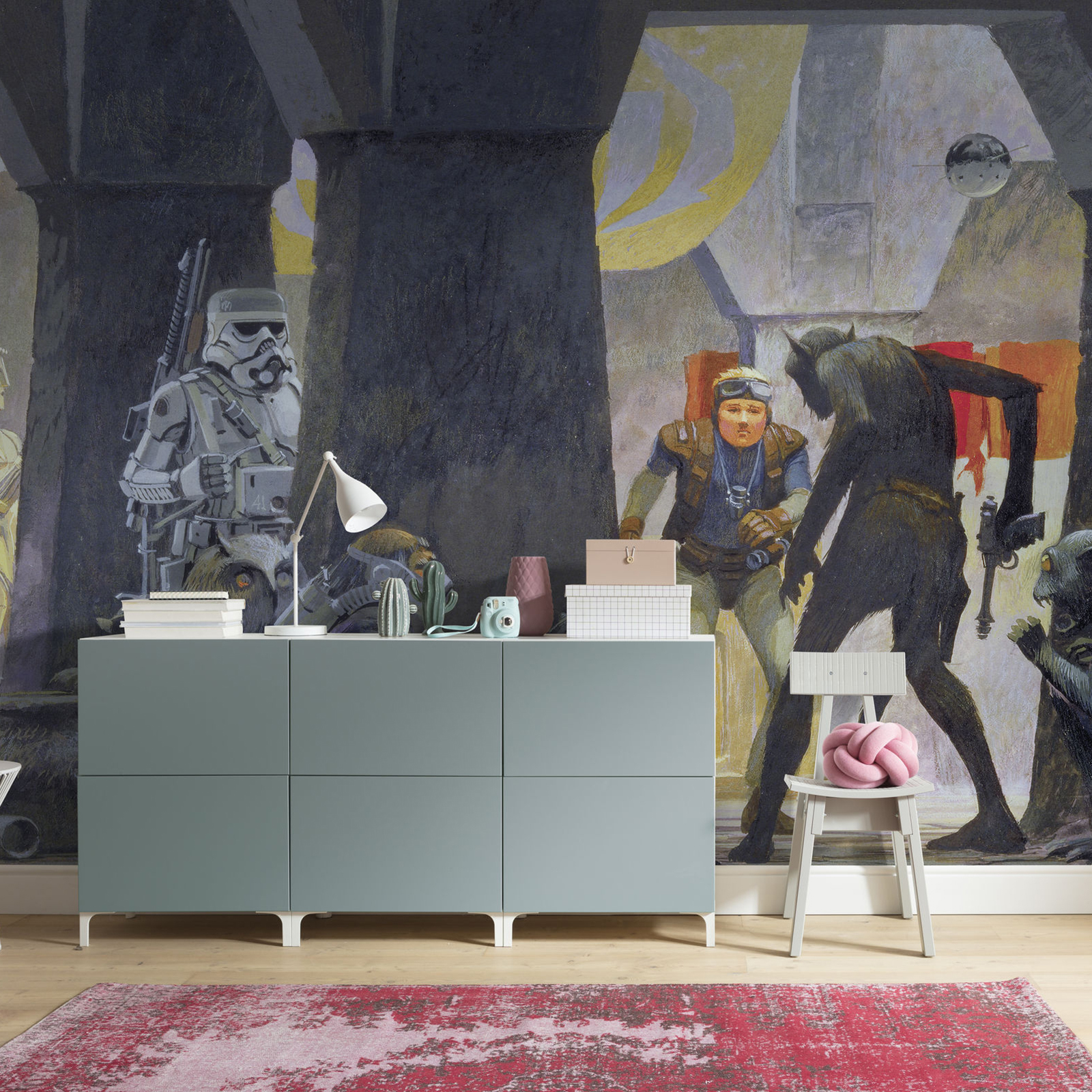 Vlies-Fototapete STAR WARS MOS EISLEY STREETS - bunt - 500x250 cm