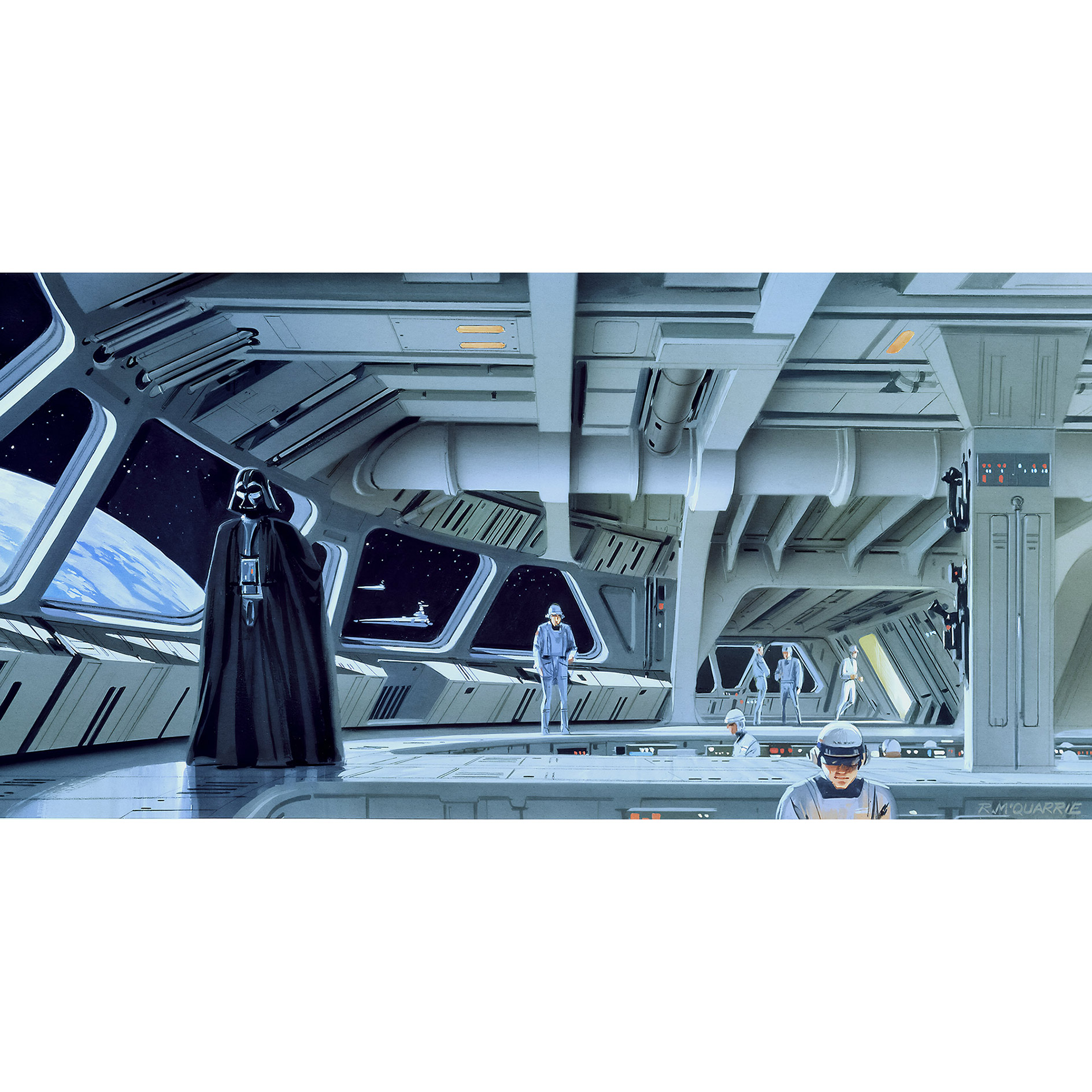 Vlies-Fototapete STAR WARS STARDESTROYER DECK - 500x250 cm