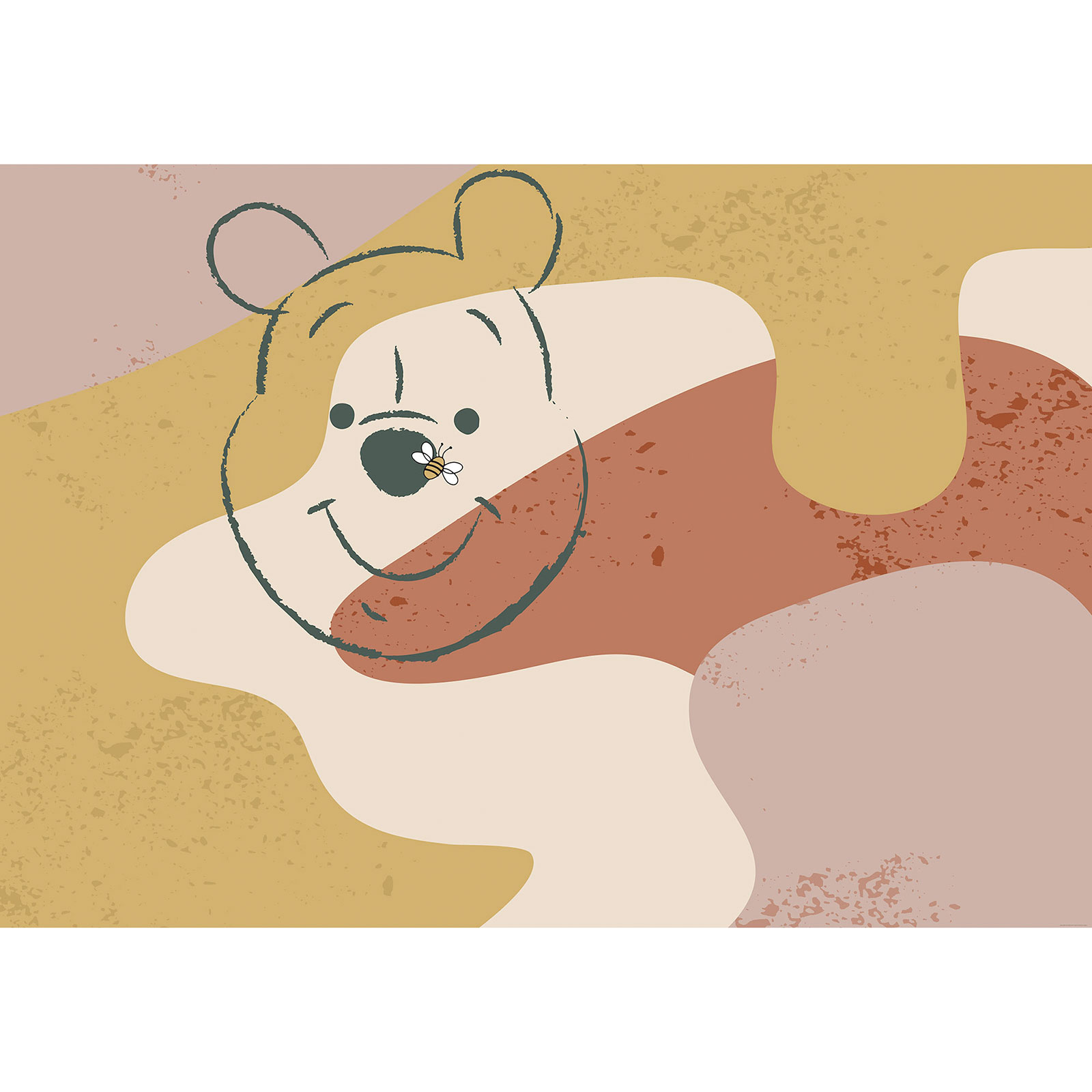 Vlies-Fototapete WINNIE THE POOH BEE - 400x280 cm