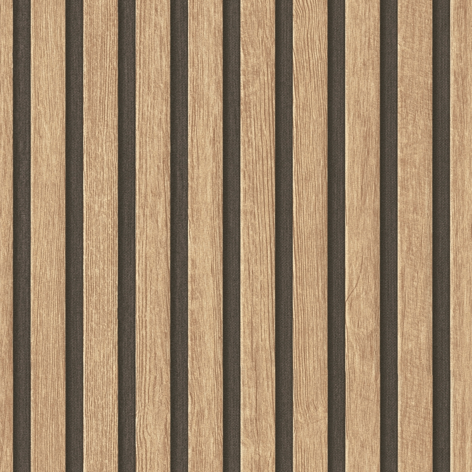 Vliestapete - beige - Holzoptik - 10 Meter