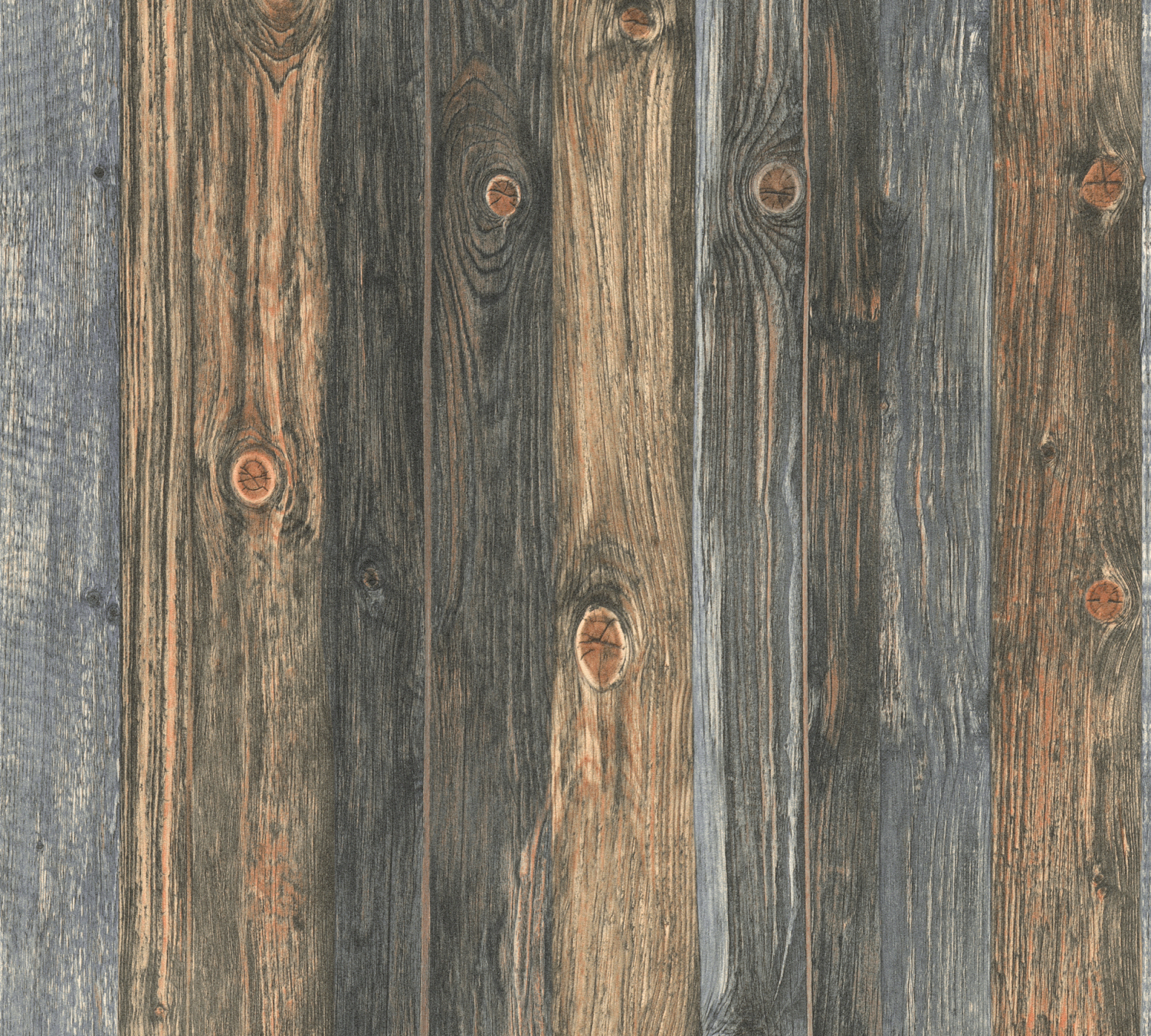 Vliestapete BEST OF WOOD ́N STONE 2ND EDITION - braun-grau - Holz - 10 Meter