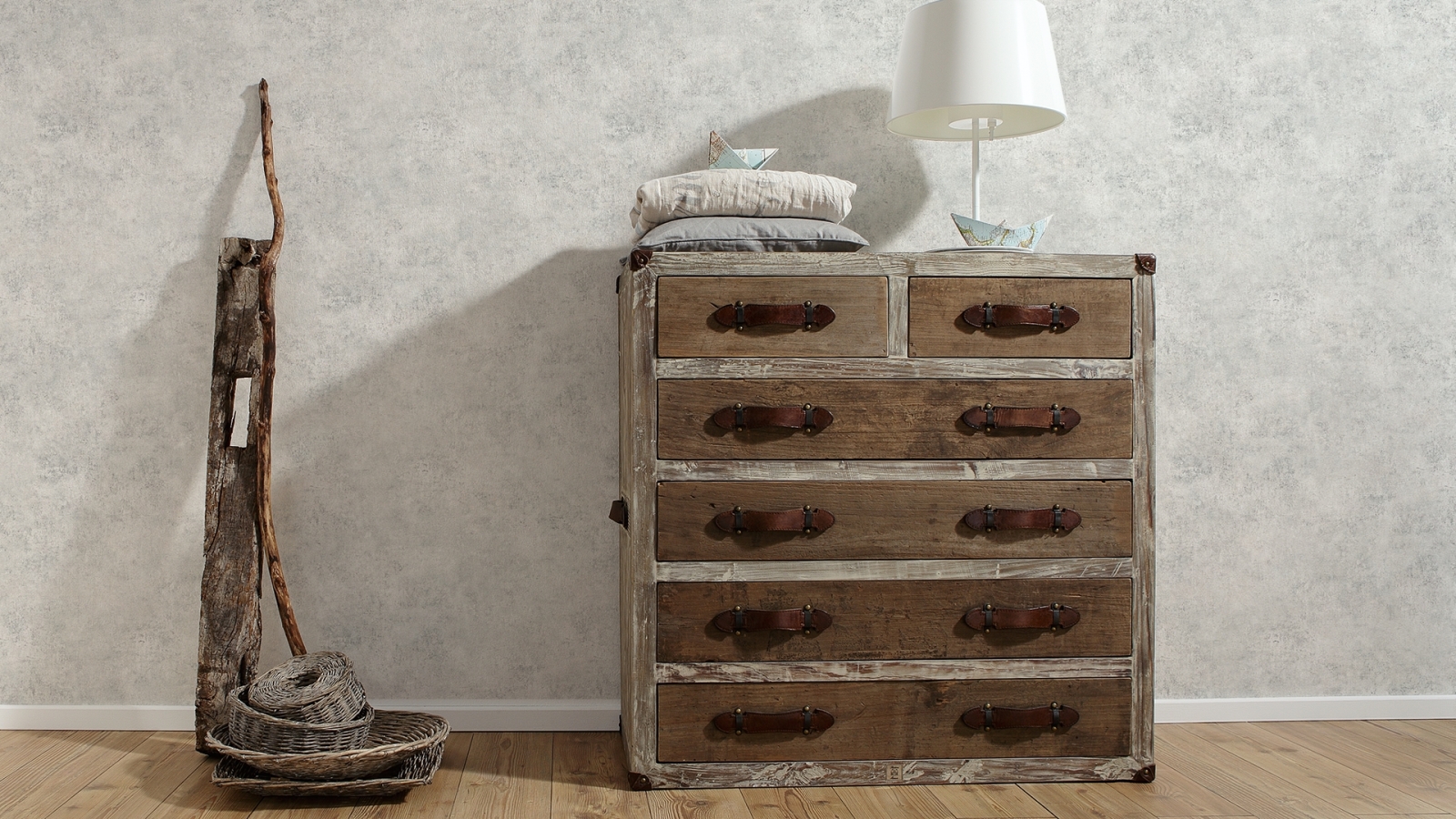 Vliestapete BEST OF WOOD´N STONE 2ND EDITION - grau - 10 Meter