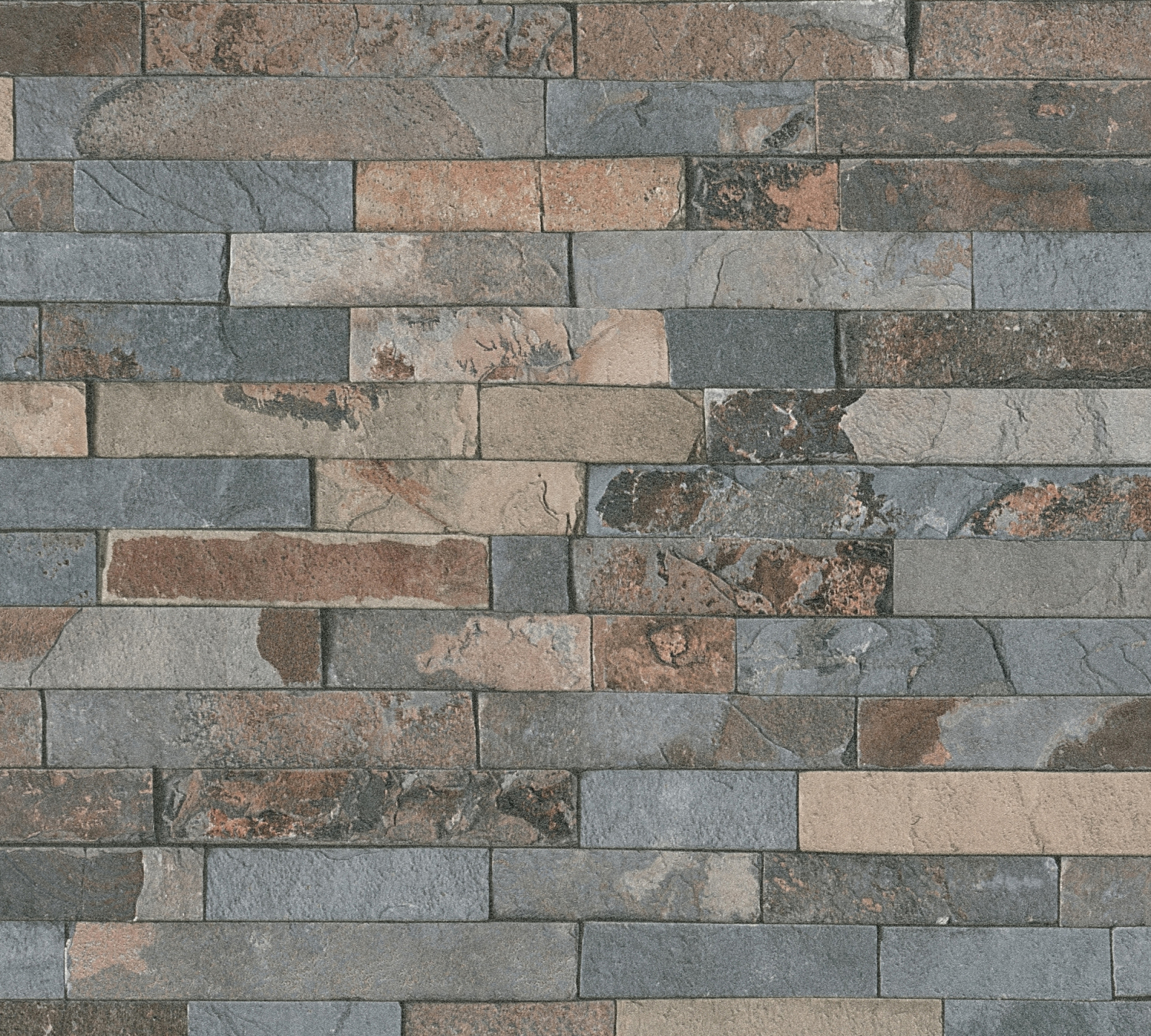 Vliestapete BEST OF WOOD ́N STONE 2ND EDITION - grau-braun - 10 Meter