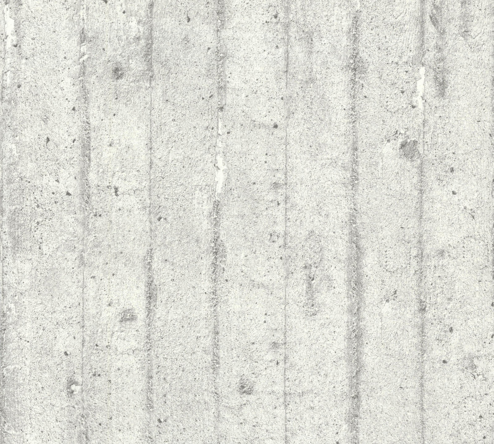 Vliestapete BETON CONCRETE & MORE - weiß-grau - Stein - 10 Meter