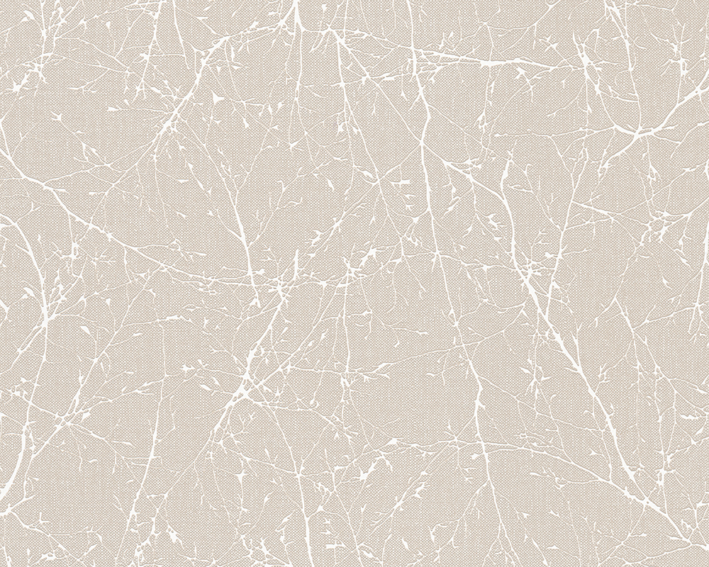 Vliestapete ELEGANCE 3 - beige-weiß - 10 Meter