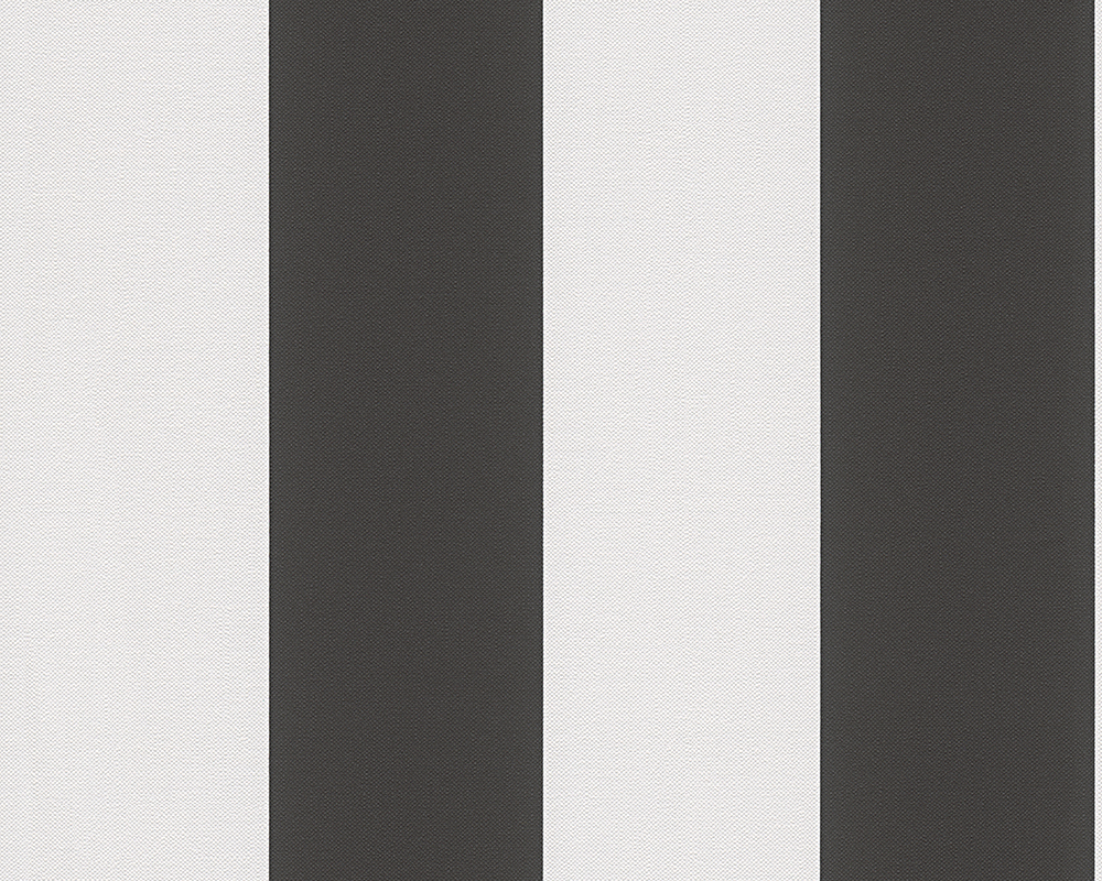 Vliestapete ELEGANCE 3 - schwarz-weiß - 10 Meter